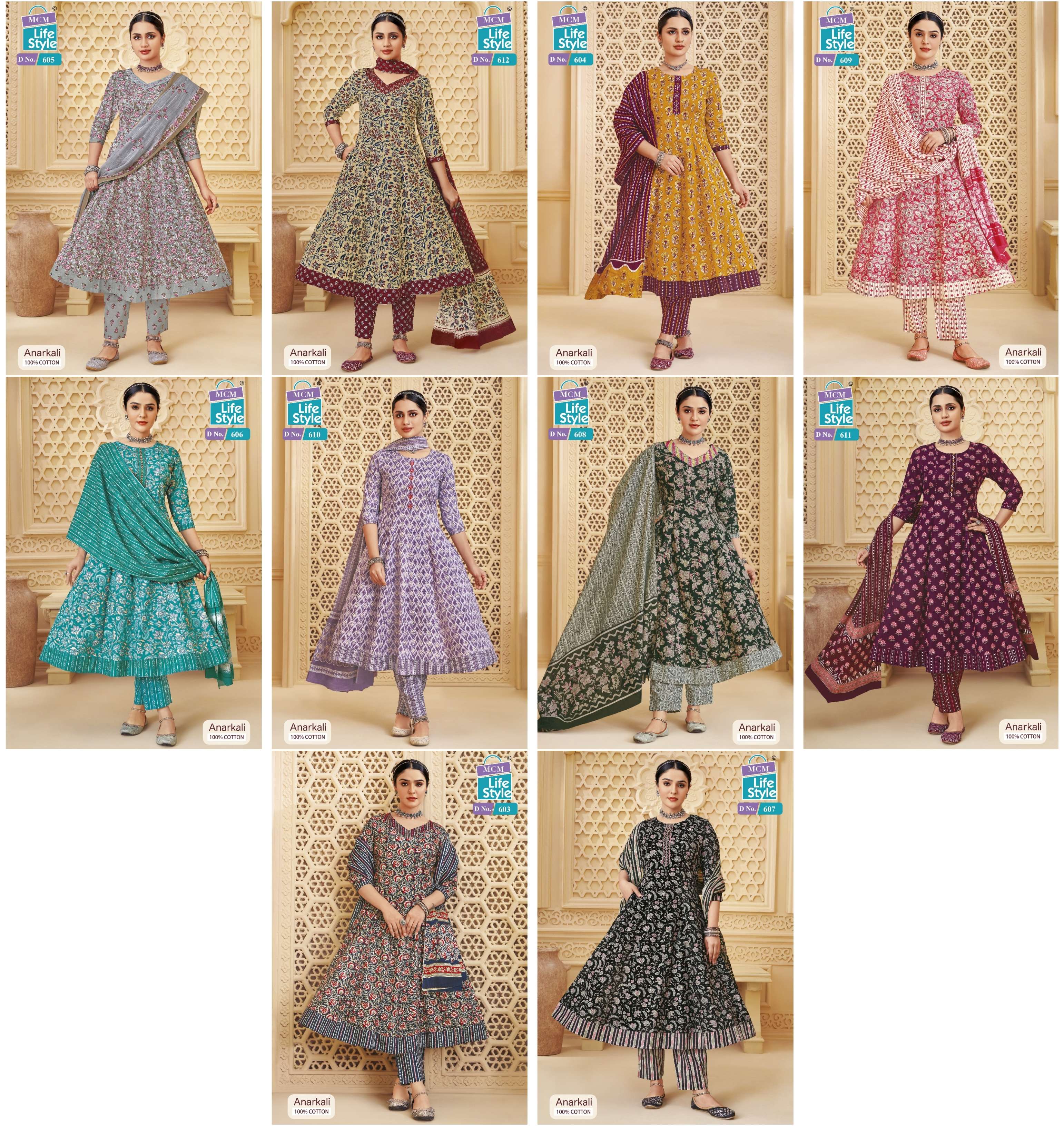 MCM LIFESTYLE ANARKALI VOL 6