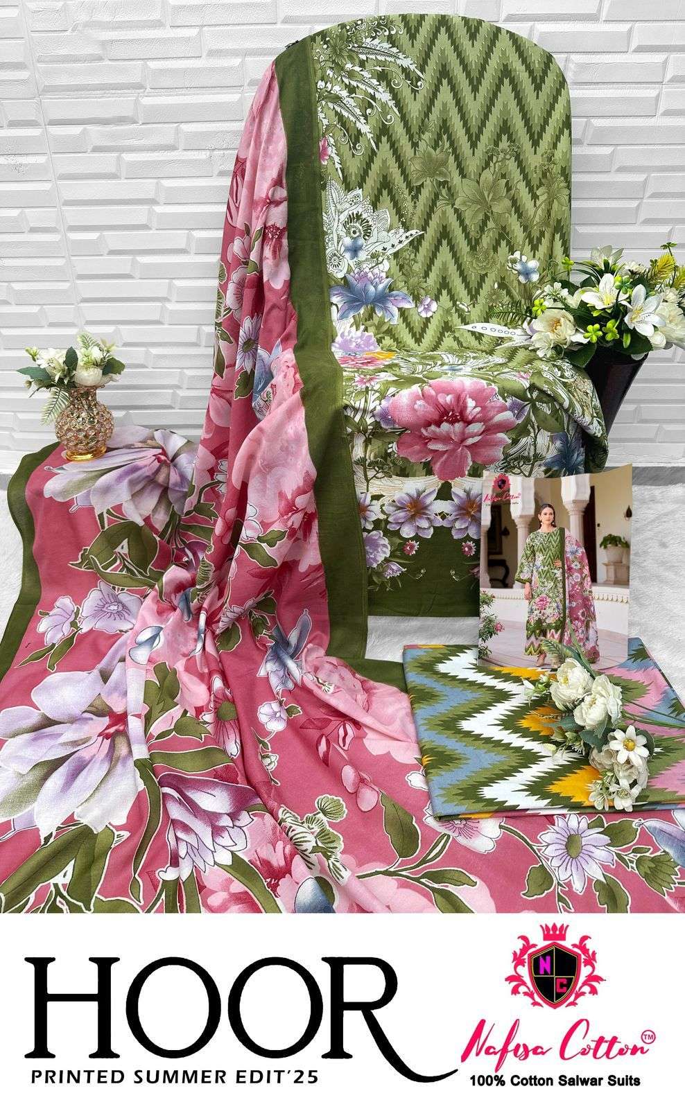 NAFISA COTTON HOOR PRINTED SUMMER EDITION 25