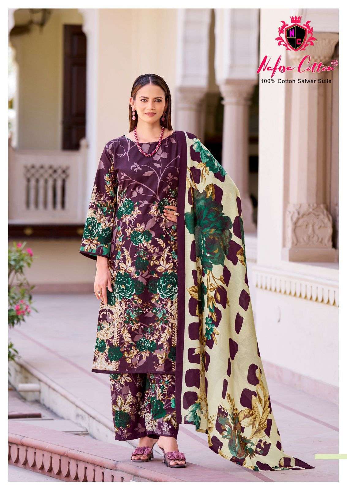 NAFISA COTTON HOOR PRINTED SUMMER EDITION 25