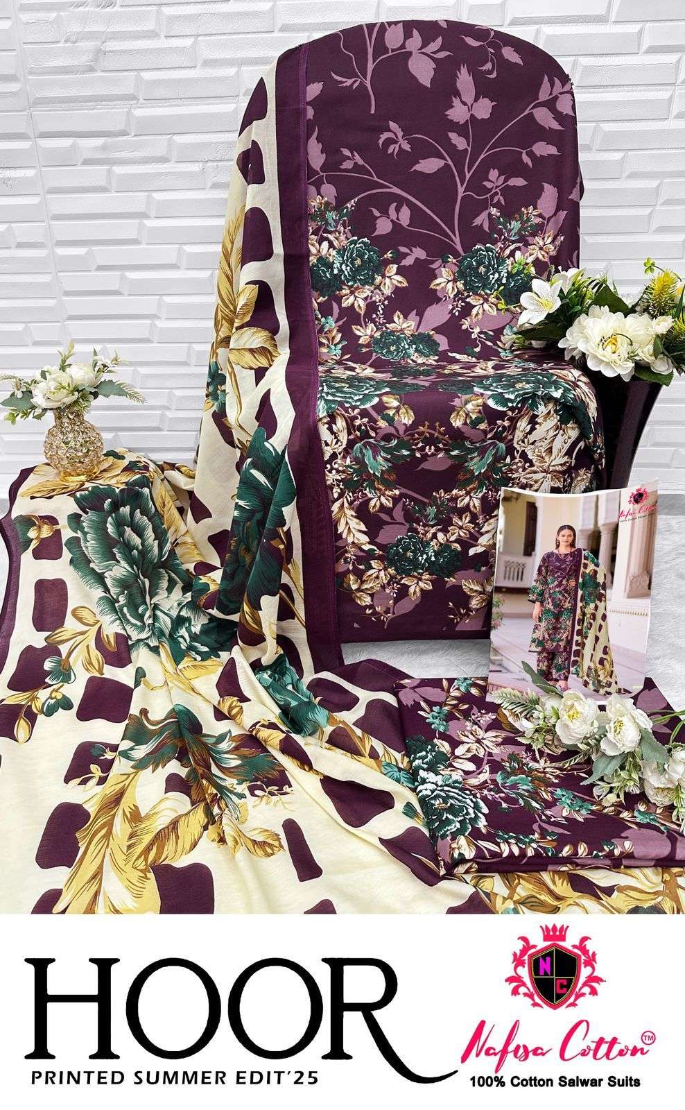 NAFISA COTTON HOOR PRINTED SUMMER EDITION 25