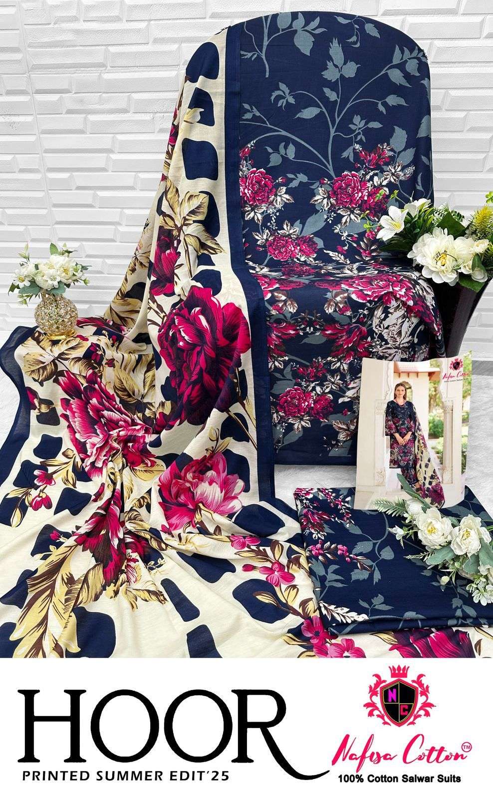 NAFISA COTTON HOOR PRINTED SUMMER EDITION 25