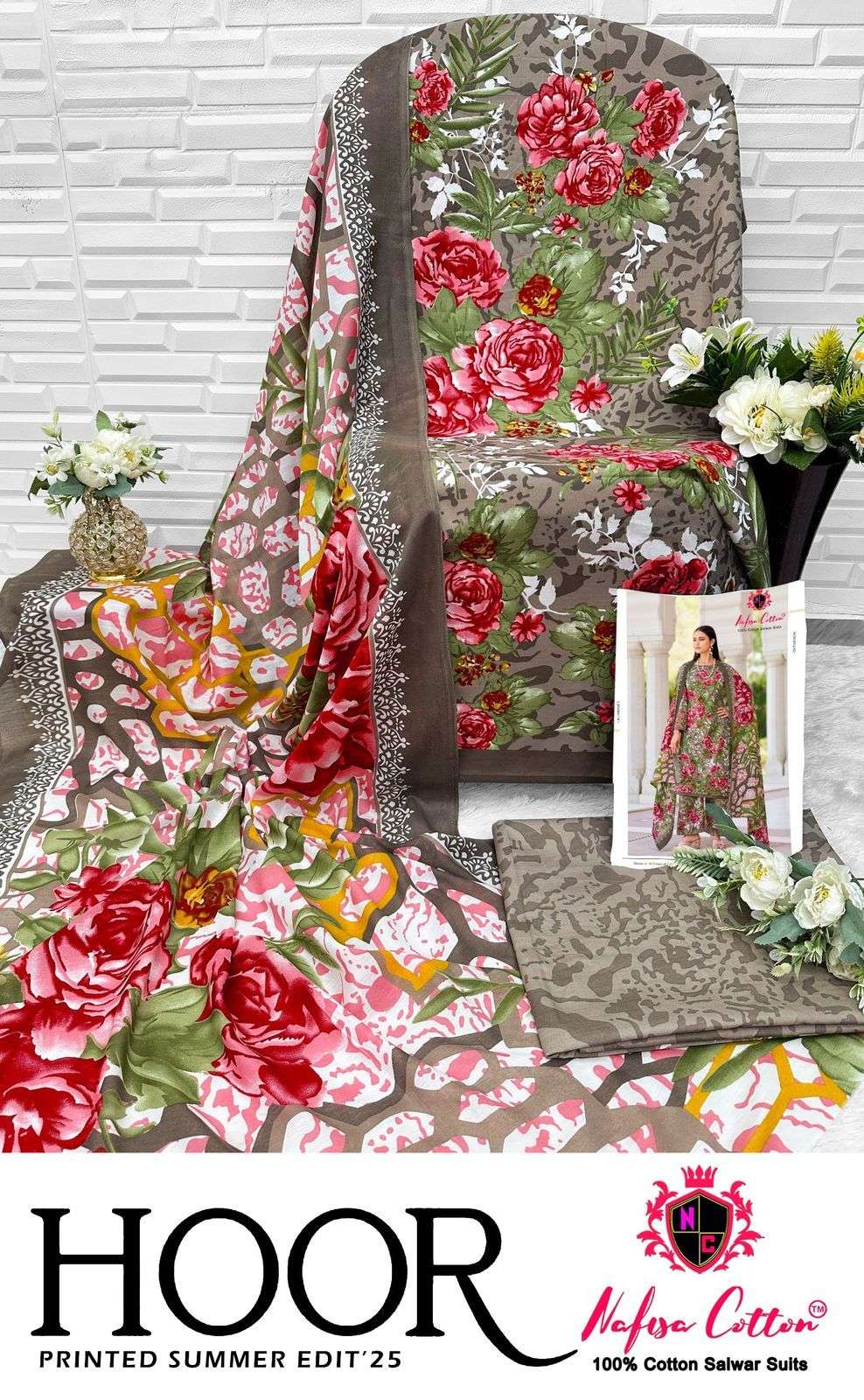 NAFISA COTTON HOOR PRINTED SUMMER EDITION 25