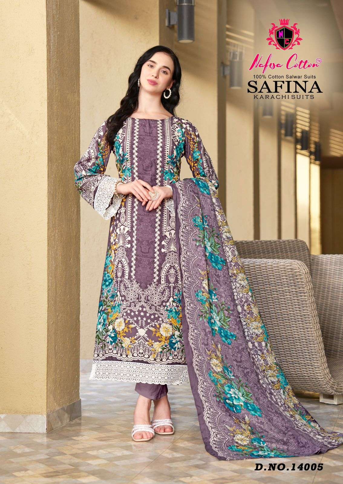 NAFISA COTTON SAFINA KARACHI SUITS VOL 14