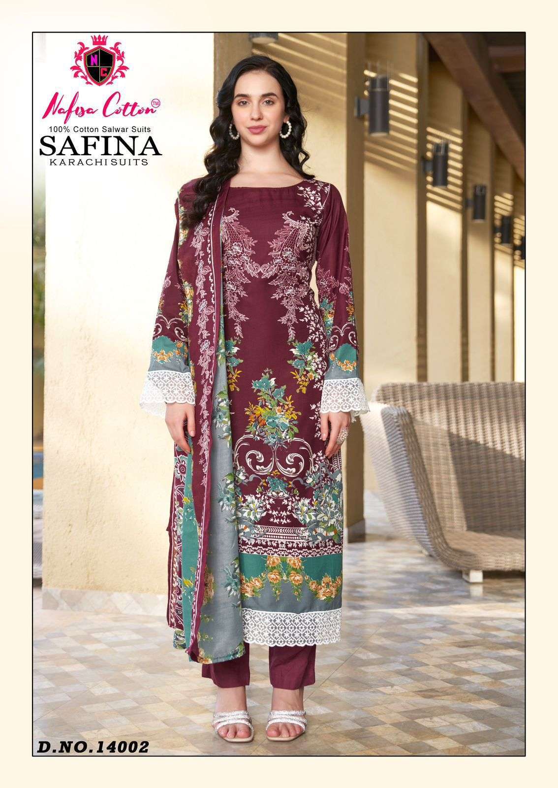 NAFISA COTTON SAFINA KARACHI SUITS VOL 14
