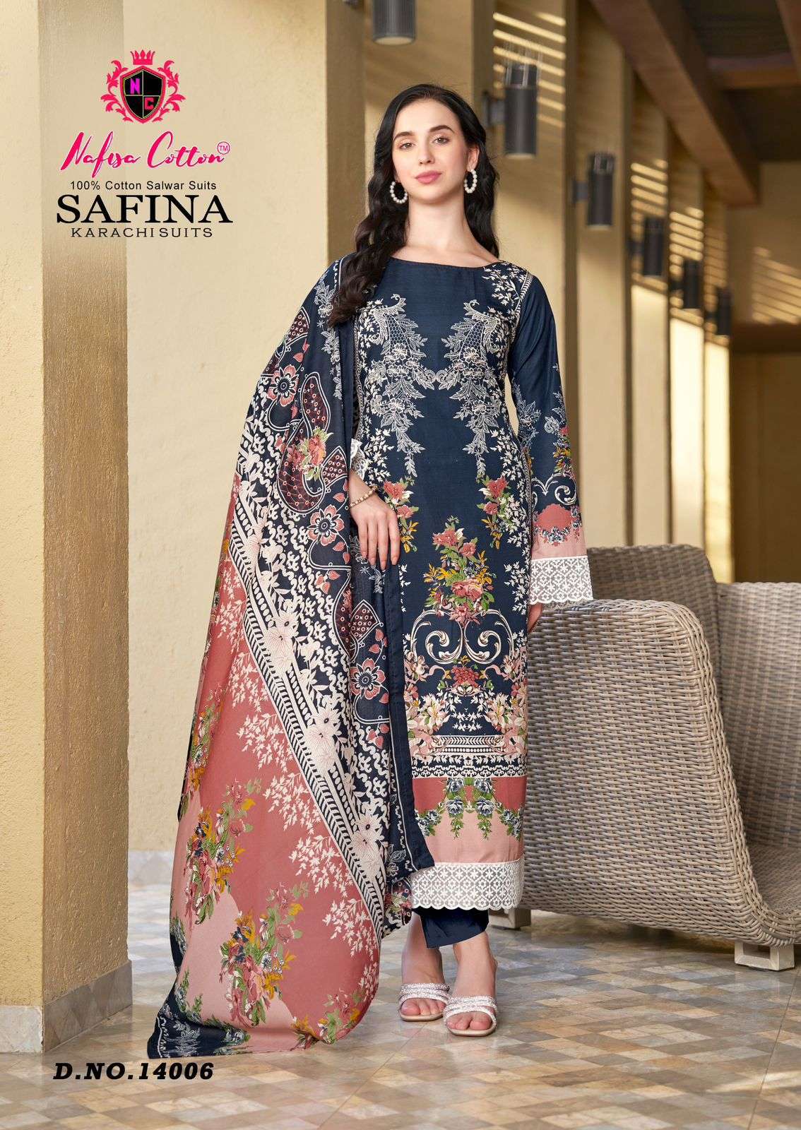 NAFISA COTTON SAFINA KARACHI SUITS VOL 14