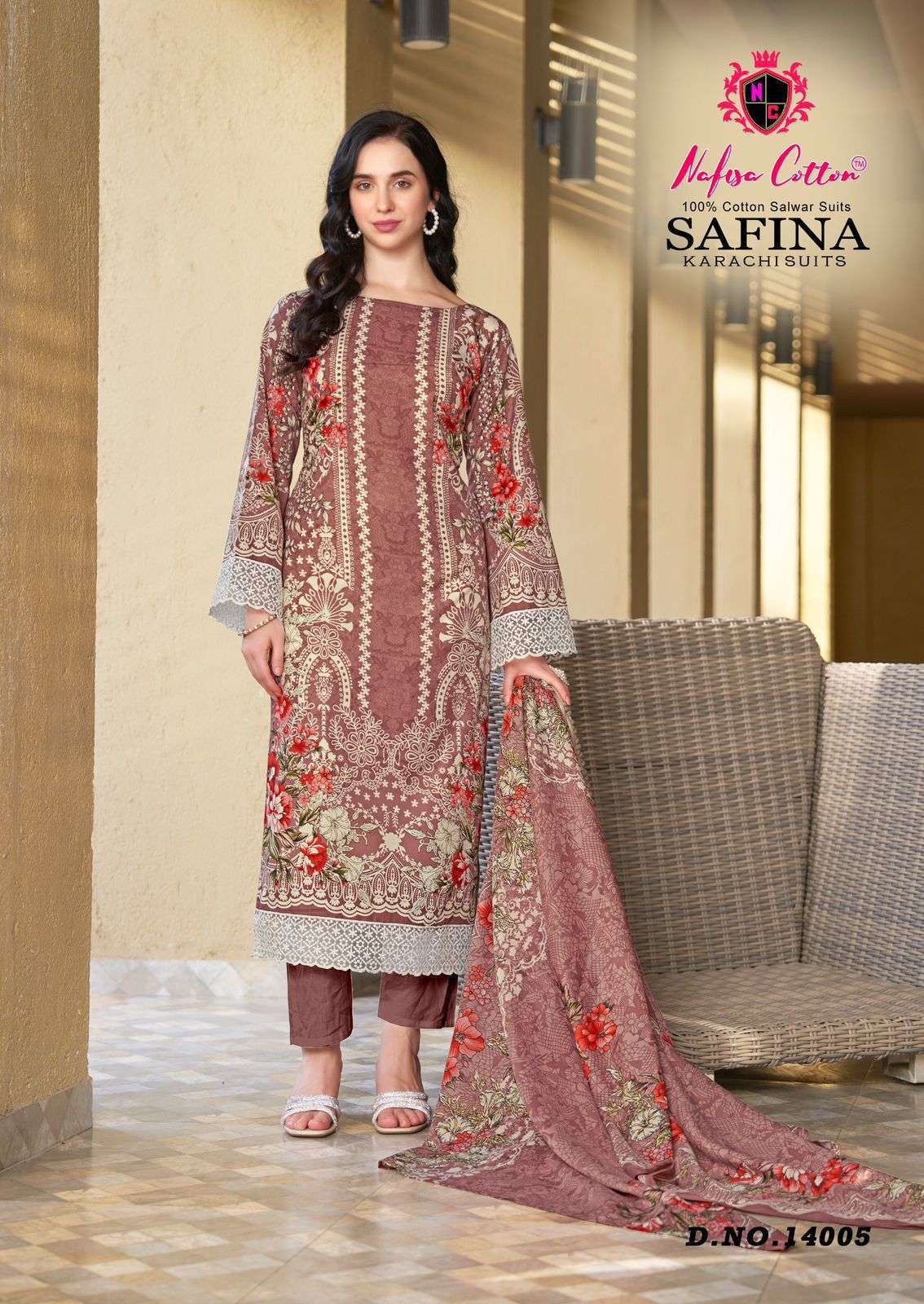 NAFISA COTTON SAFINA KARACHI SUITS VOL 14