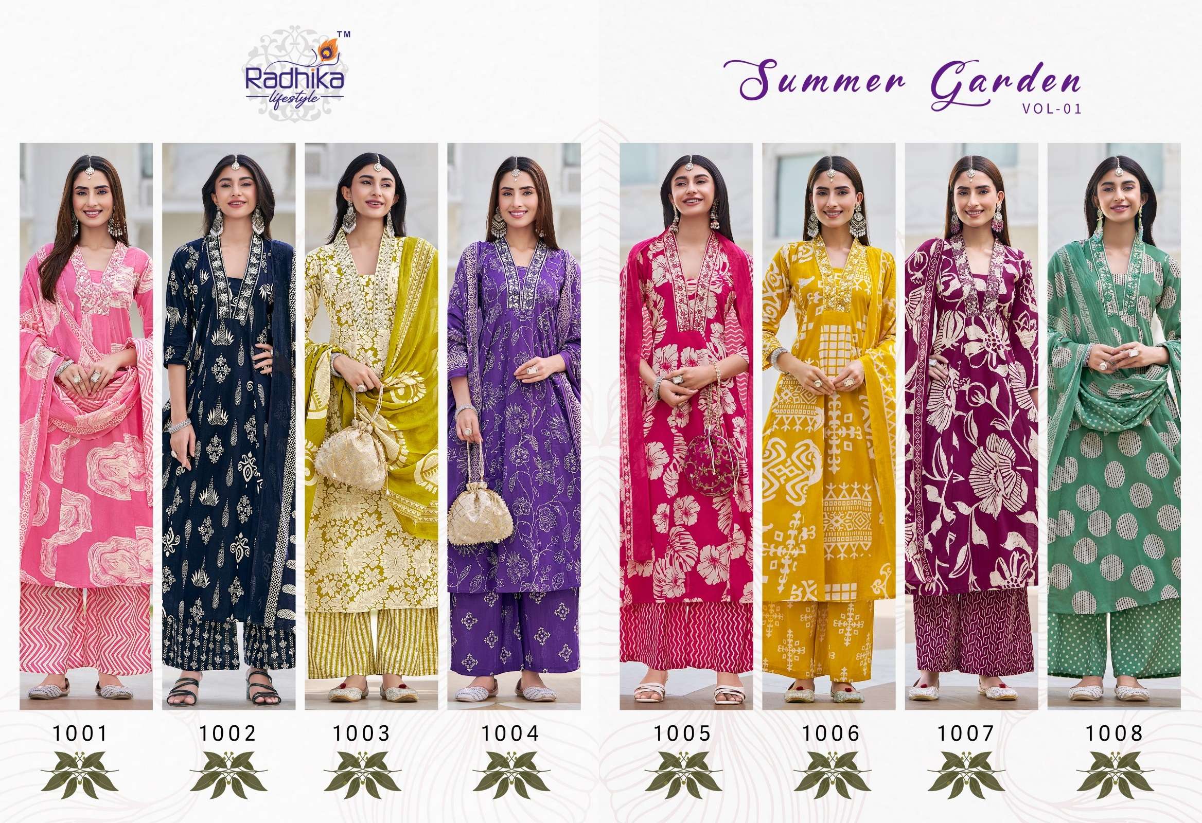RADHIKA LIFE STYLE SUMMER GARDEN VOL 1 