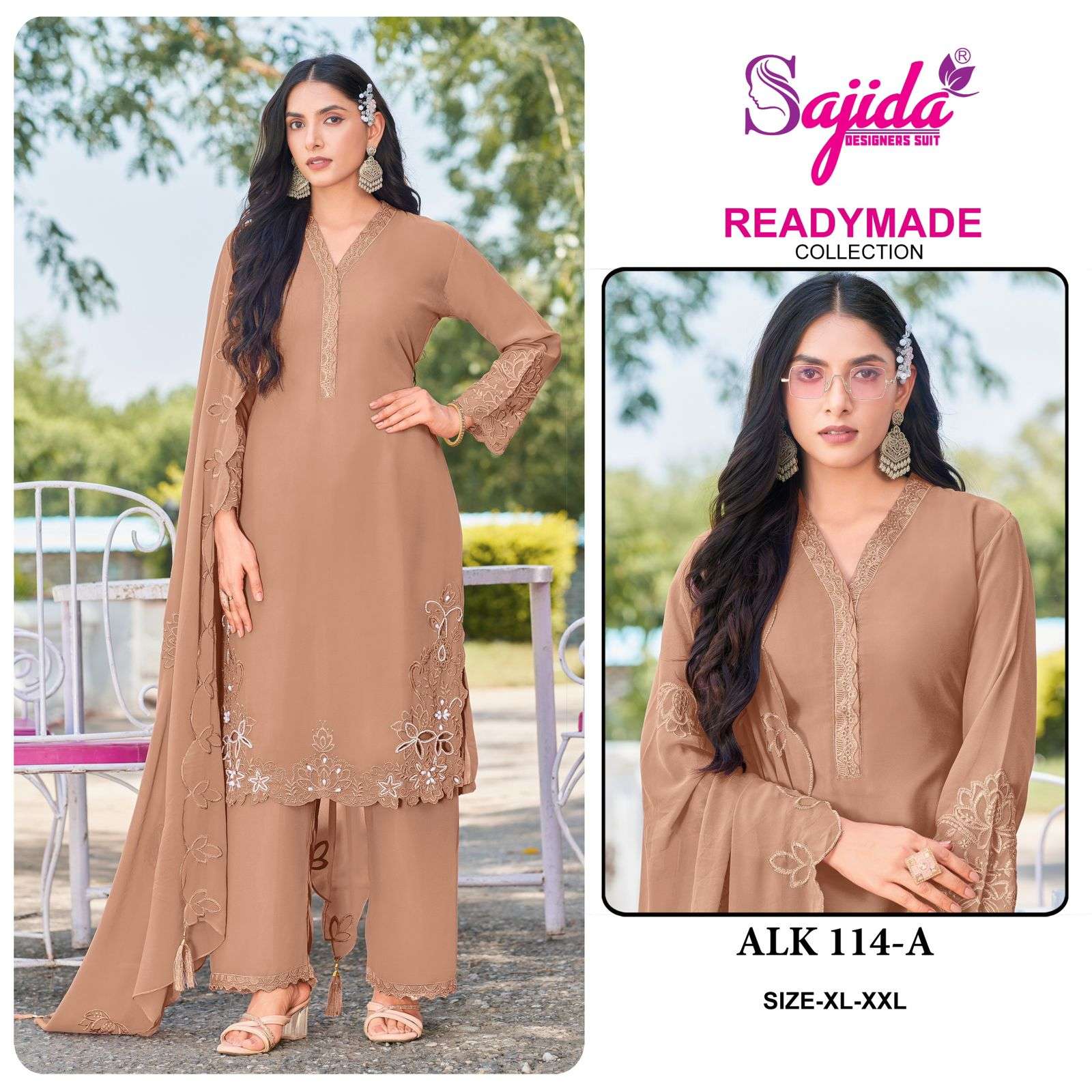 SAJIDA DESIGNER ALK 114
