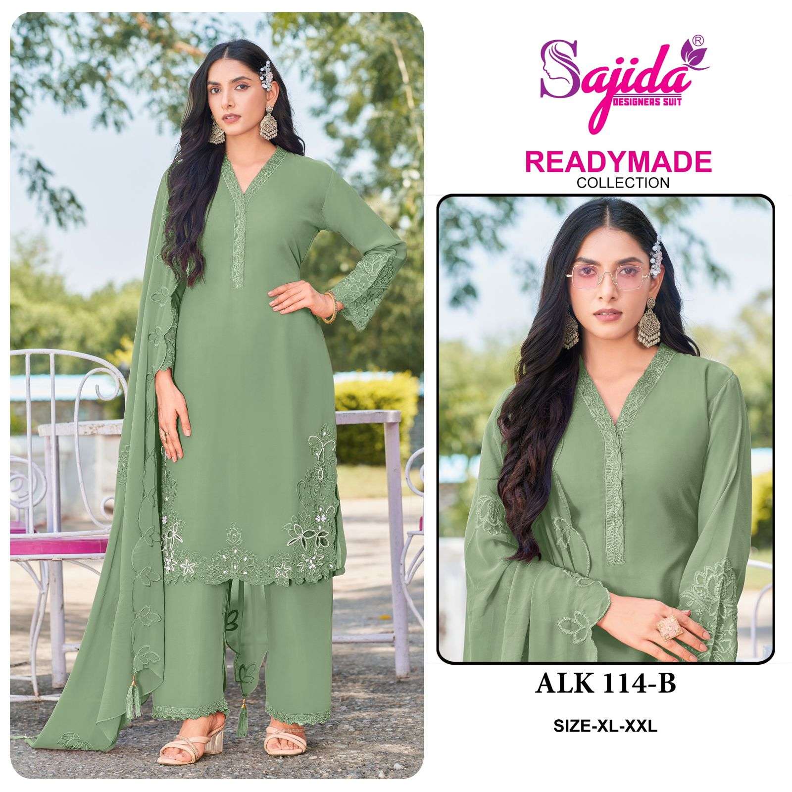 SAJIDA DESIGNER ALK 114