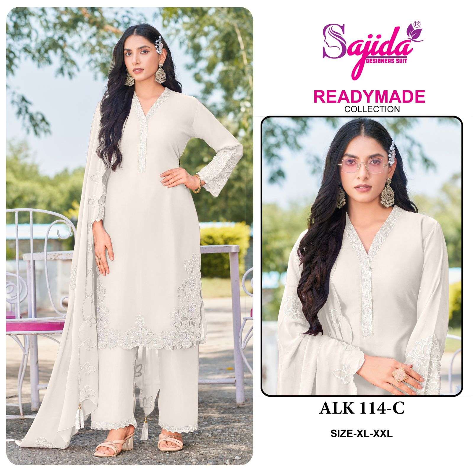 SAJIDA DESIGNER ALK 114