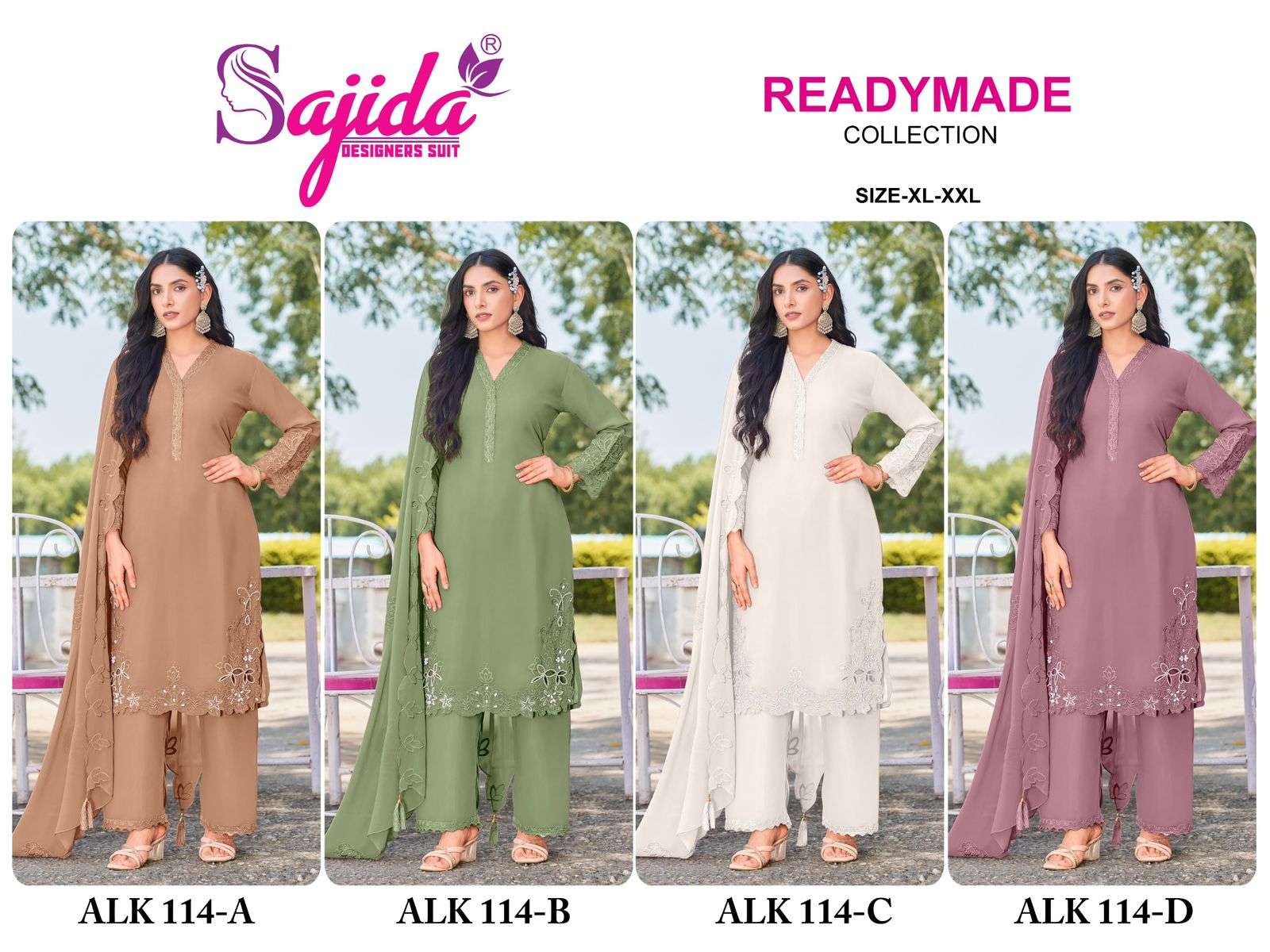 SAJIDA DESIGNER ALK 114