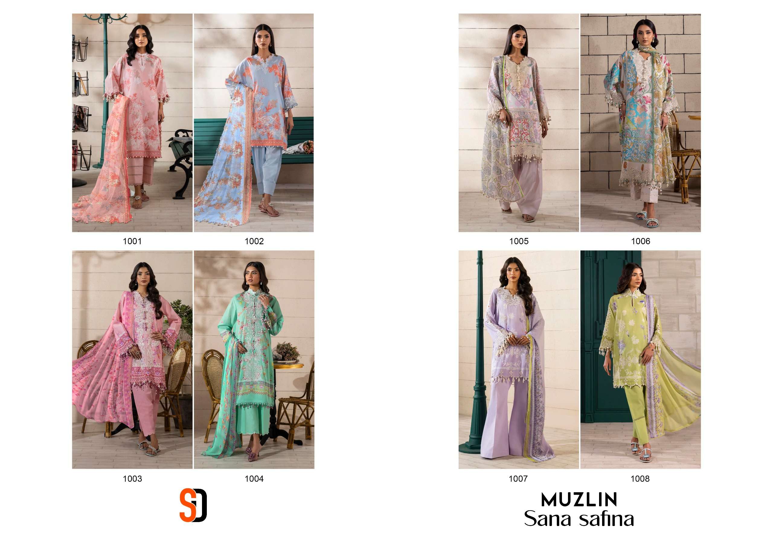 SHARADDHA DESIGNER MUZLIN SANA SAFINAZ