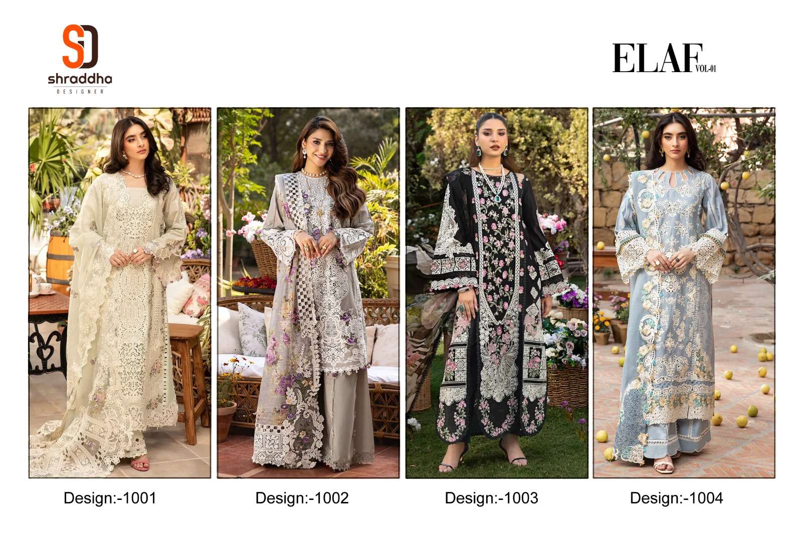 SHRADDHA DESIGNER ELAF VOL 1