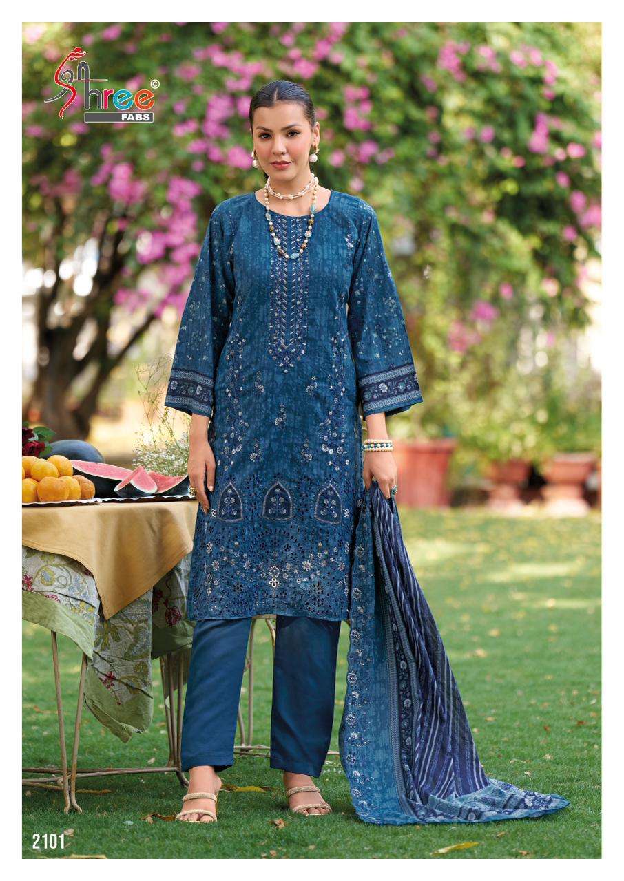 SHREE FABS BIN SAEED LAWN COLLECTION VOL 21 