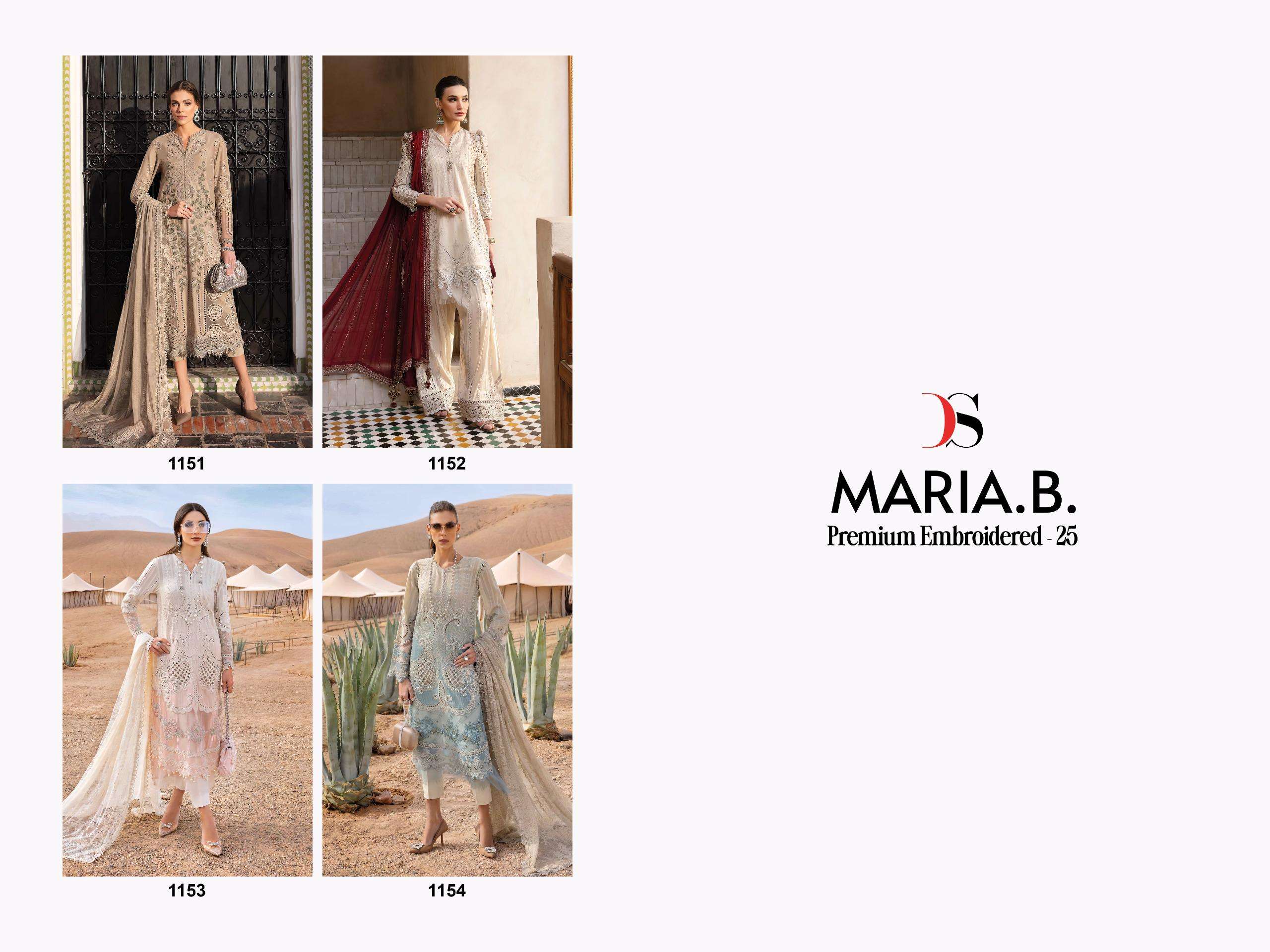 SHREE FABS MARIA B PREMIUM EMBROIDERED 25