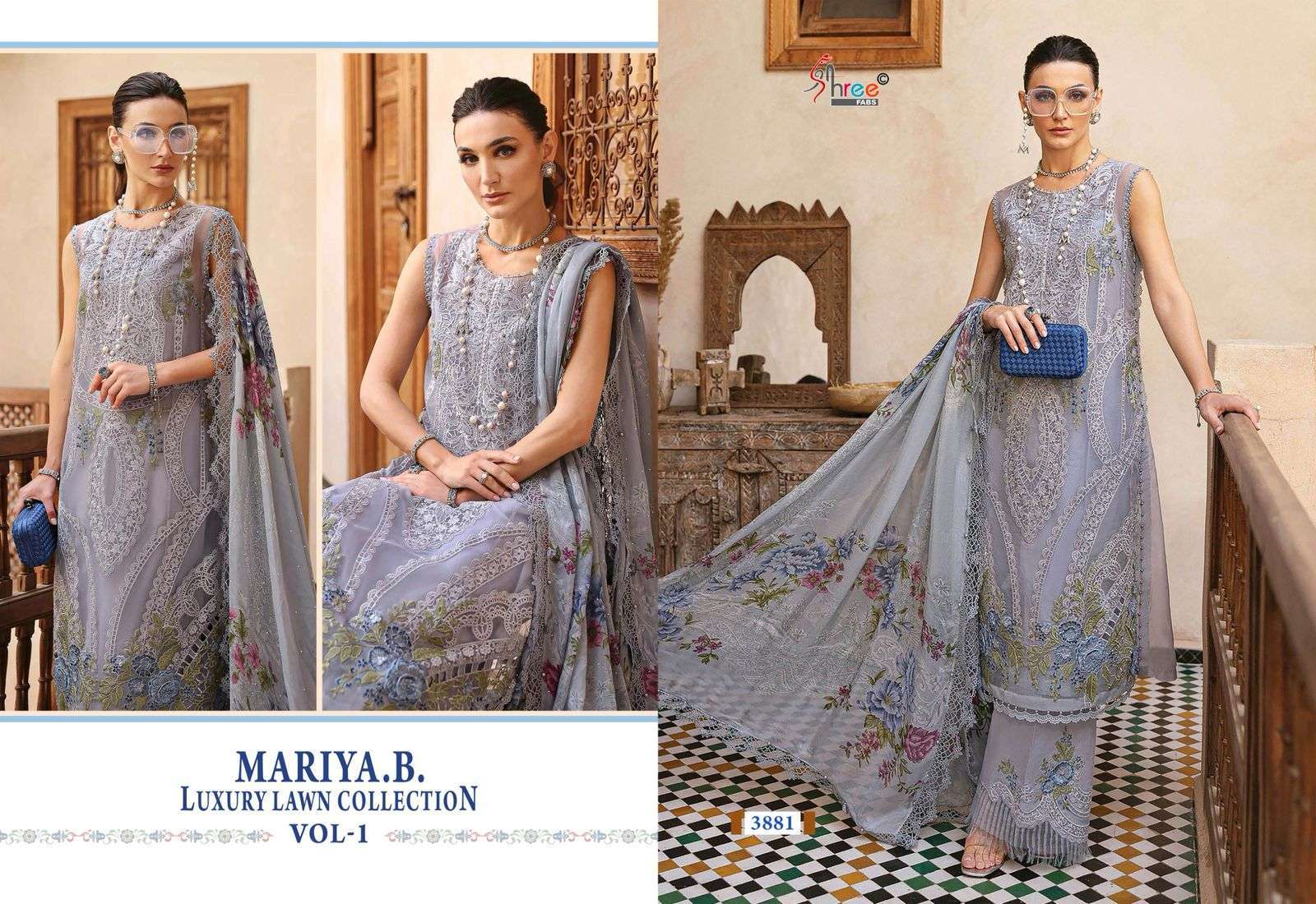 SHREE FABS MARIYA B LAWN COLLECTION 25 VOL 1 