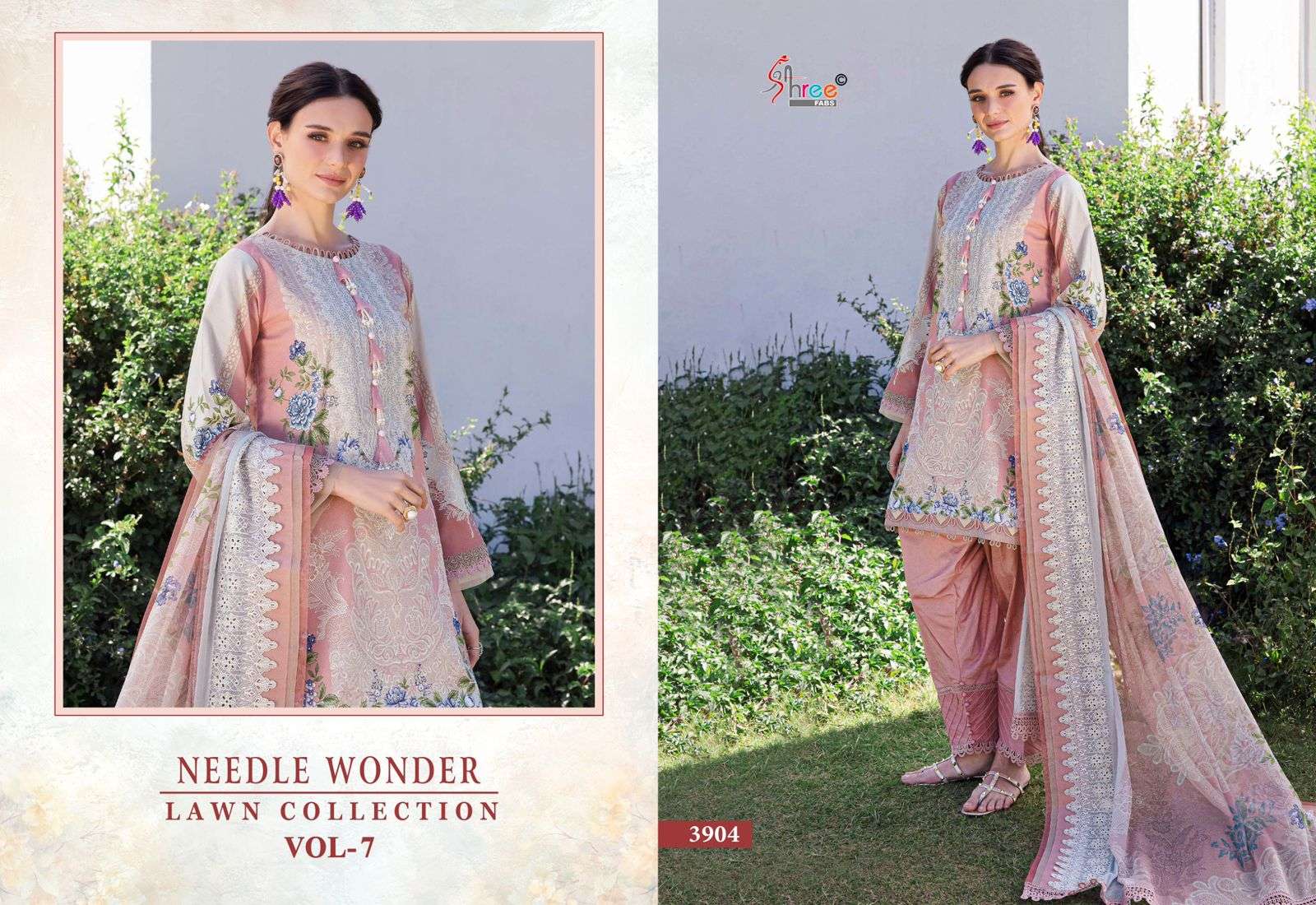 SHREE FABS NEEDLE WONDER LAWN COLLECTION VOL 7 