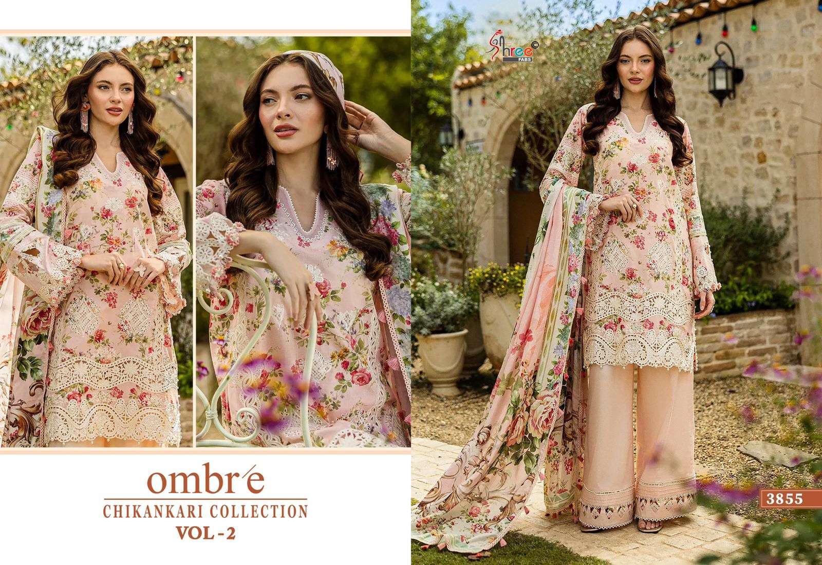 SHREE FABS OMBRE CHIKANKARI COLLECTION VOL 2