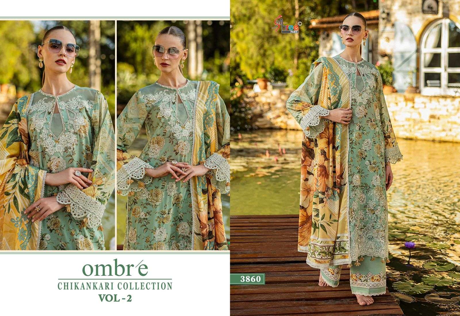 SHREE FABS OMBRE CHIKANKARI COLLECTION VOL 2