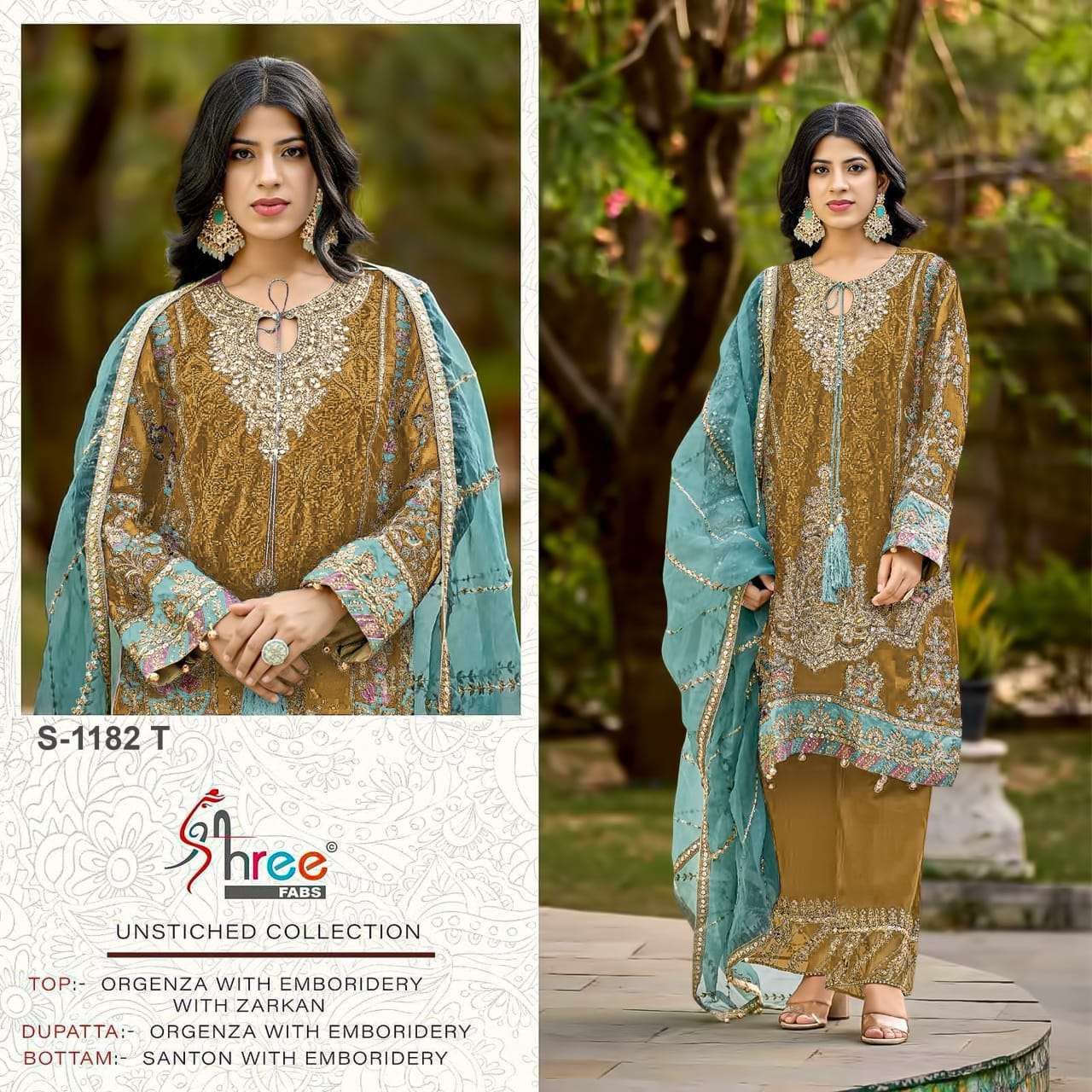 SHREE FABS S 1182 NEW COLOURS