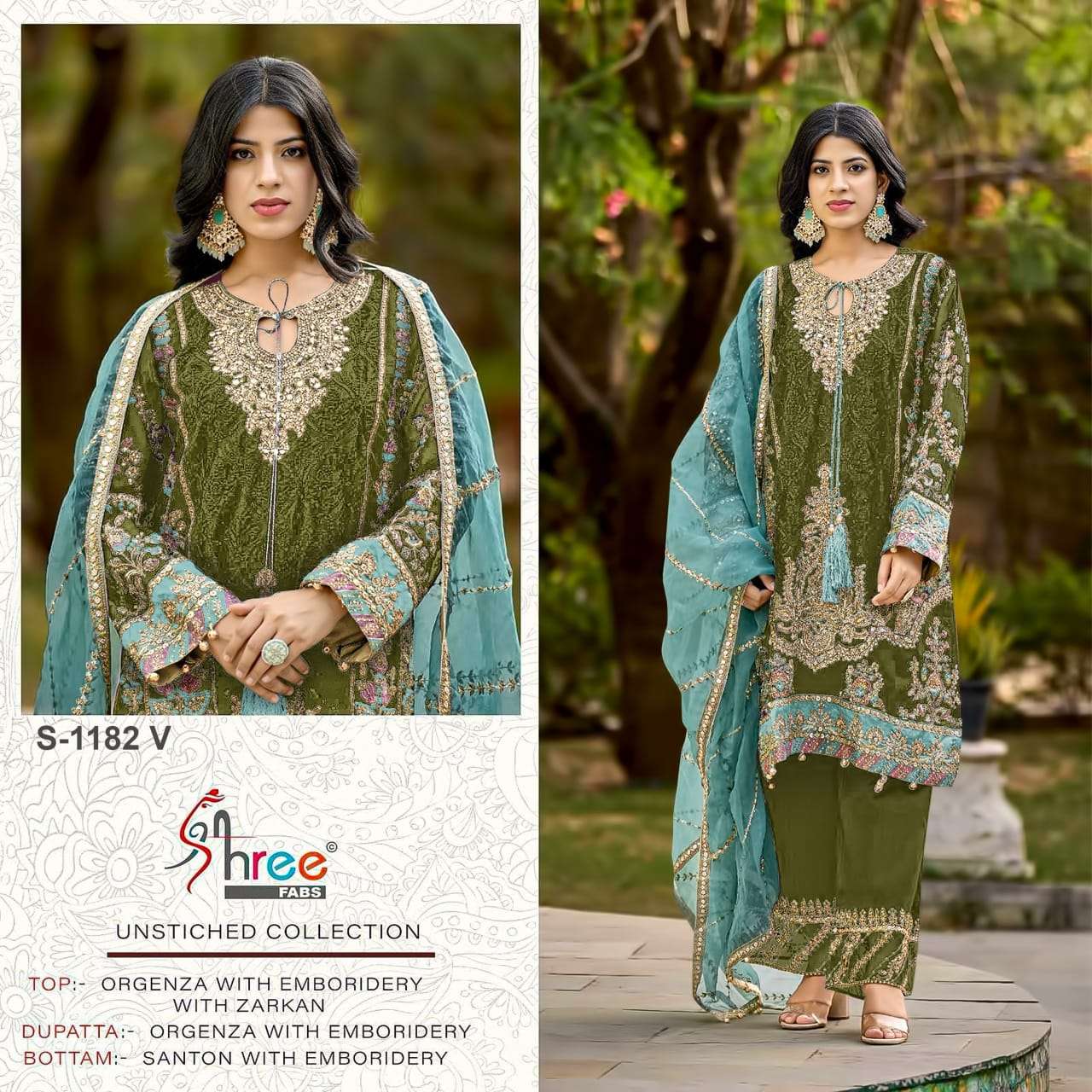 SHREE FABS S 1182 NEW COLOURS