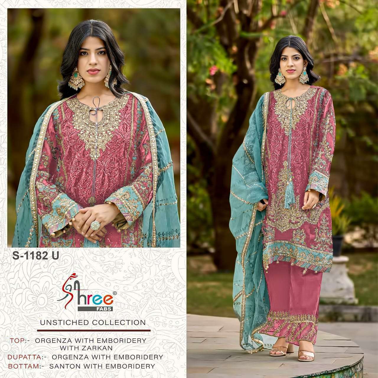 SHREE FABS S 1182 NEW COLOURS