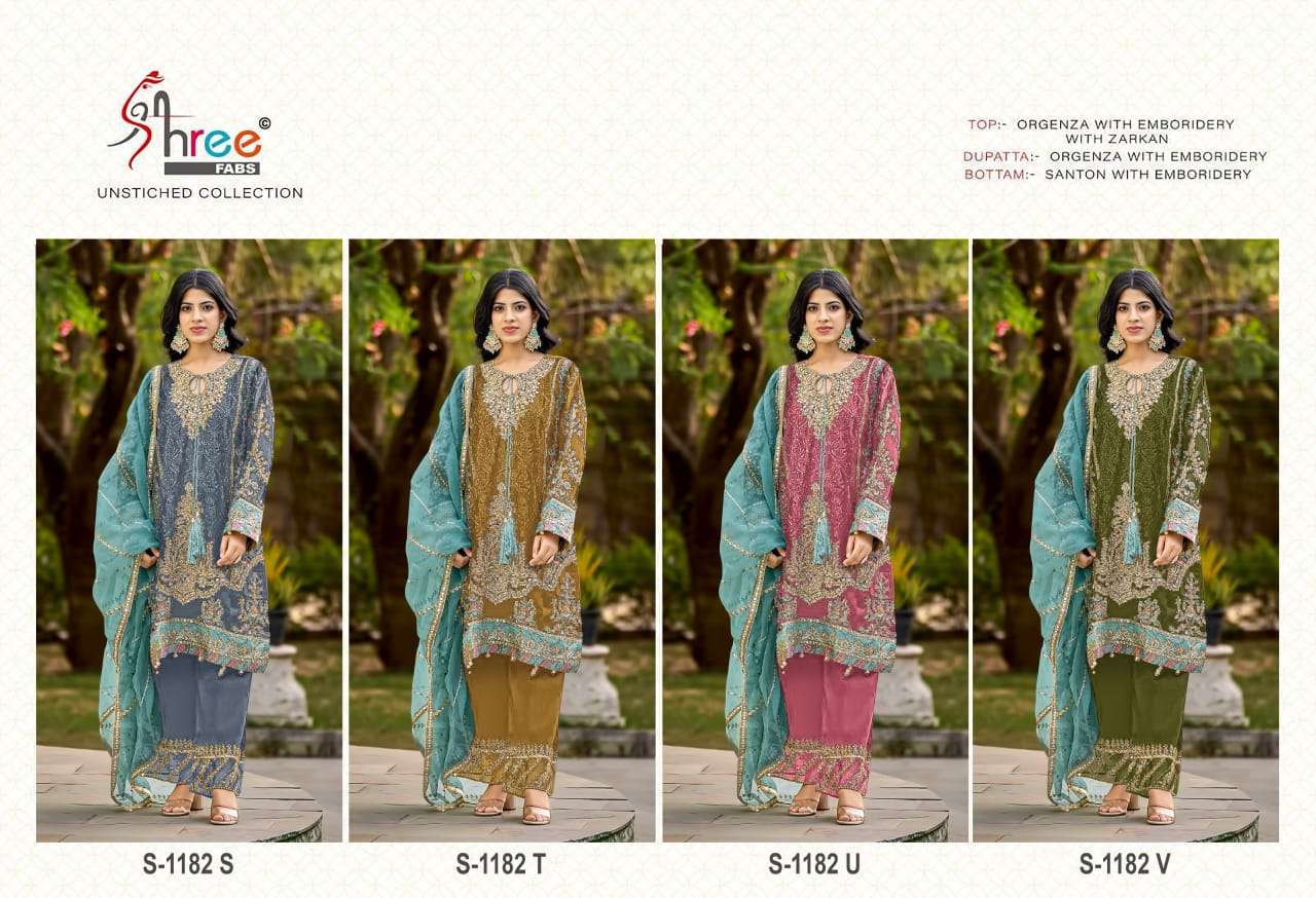 SHREE FABS S 1182 NEW COLOURS
