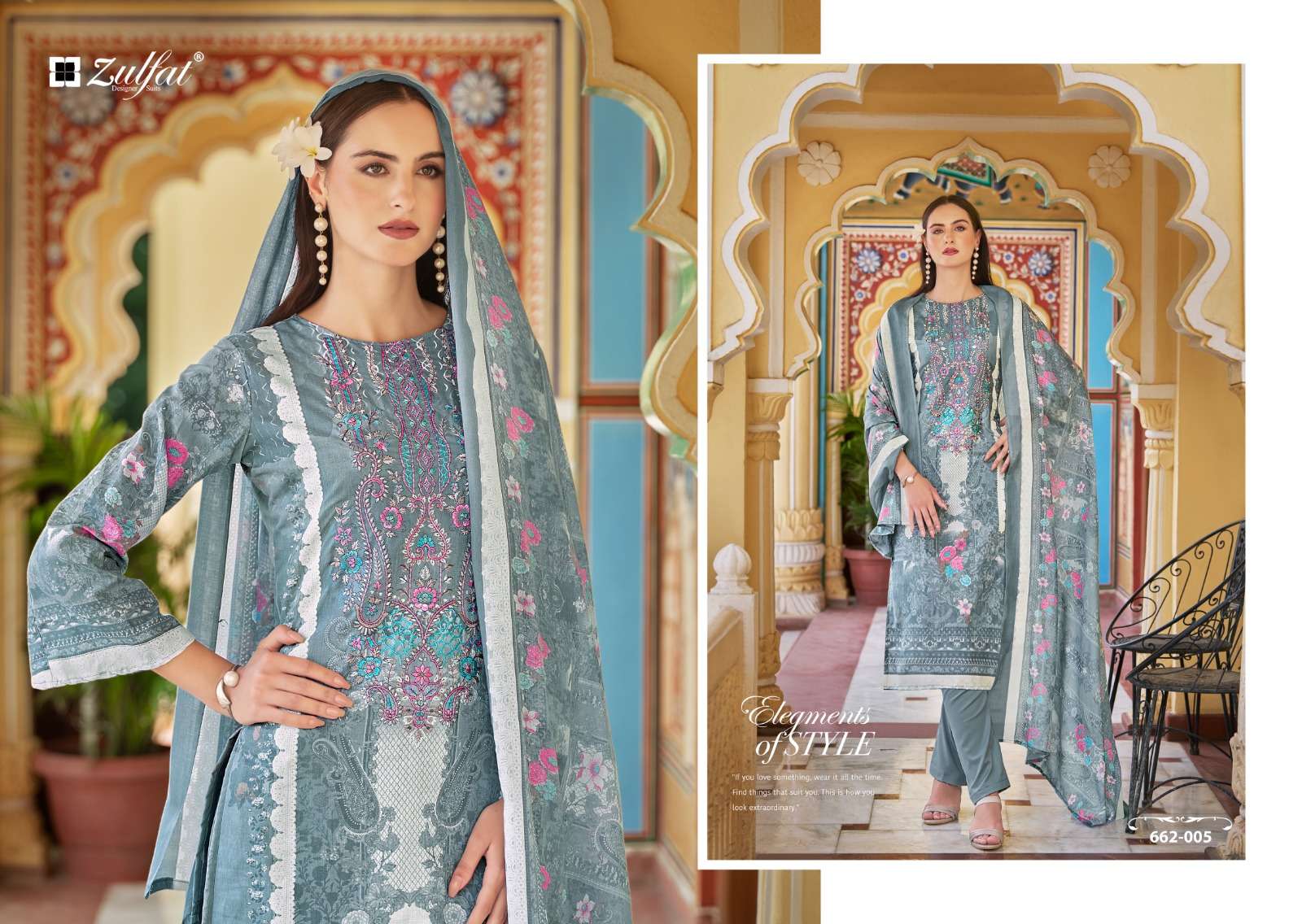 ZULFAT DESIGNER SUITS NOOR VOL 3 