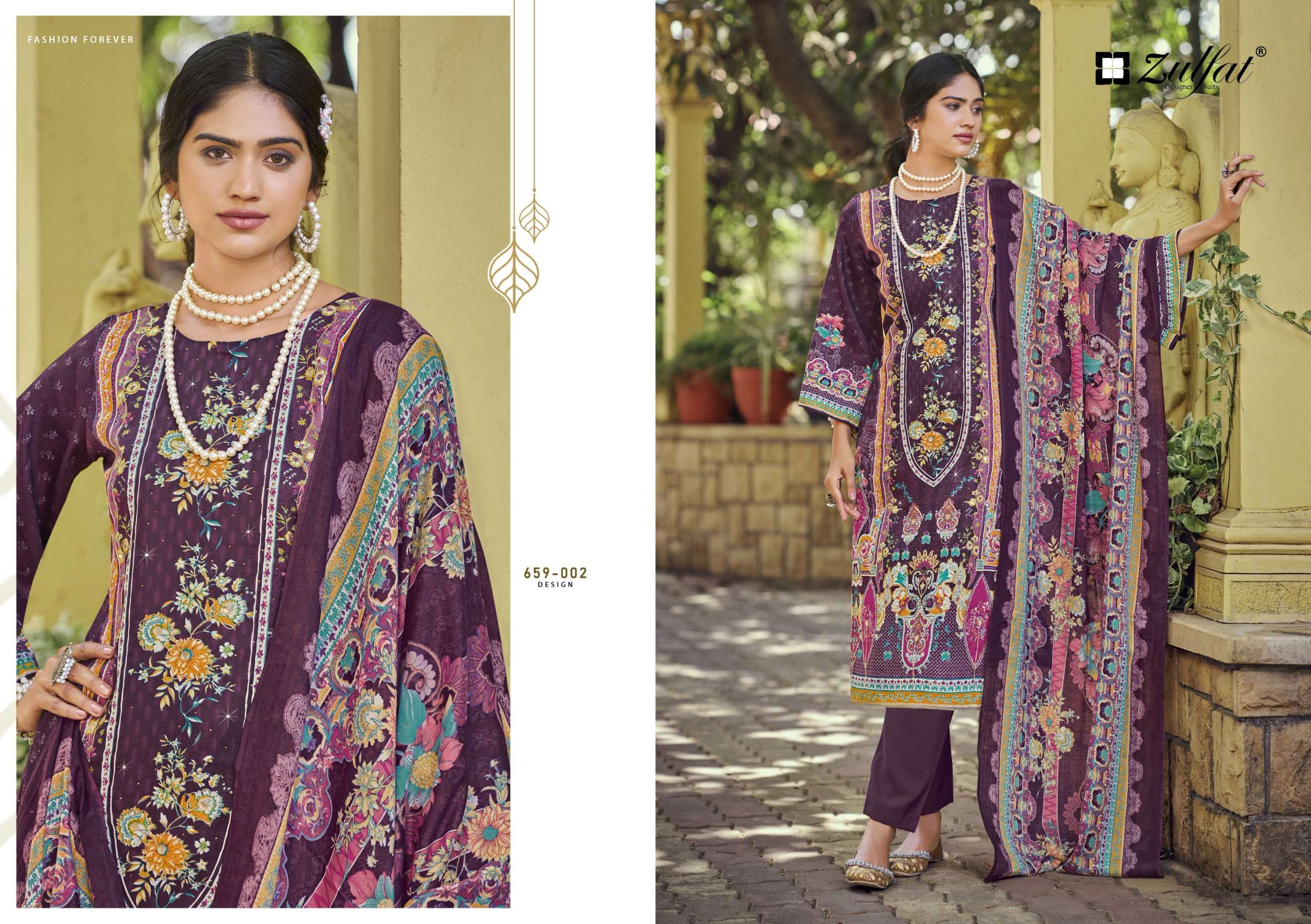 ZULFAT DESIGNER SUITS RAABTA VOL 7 