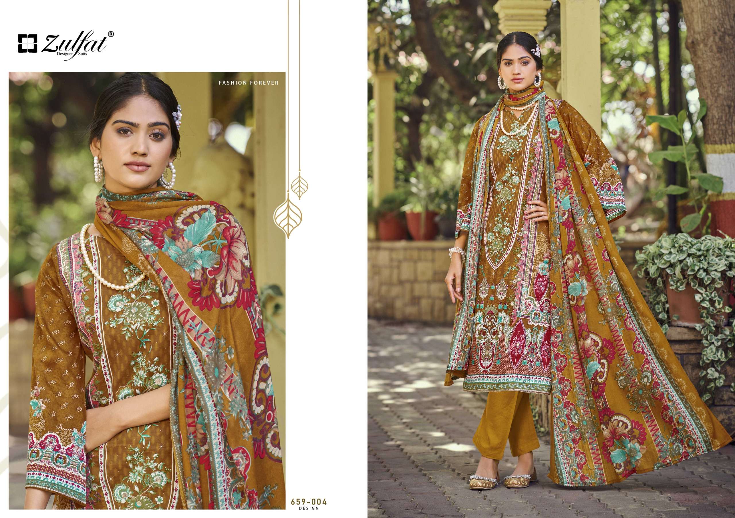 ZULFAT DESIGNER SUITS RAABTA VOL 7 