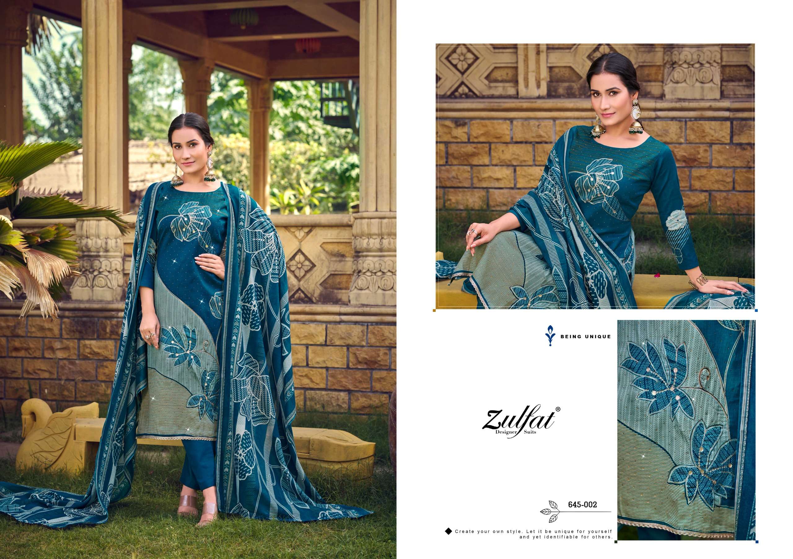 ZULFAT DESIGNER SUITS SAJNI VOL 7