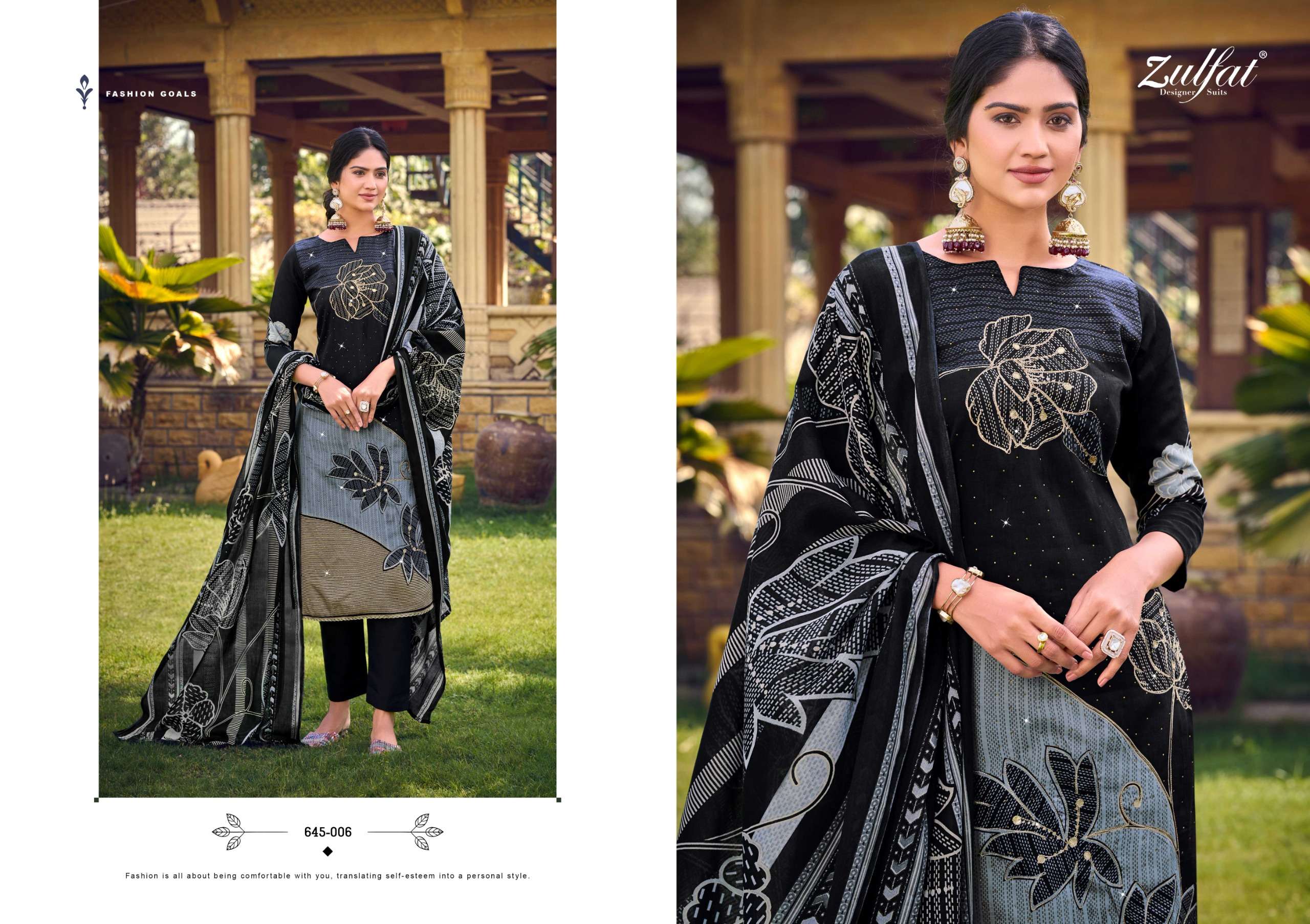 ZULFAT DESIGNER SUITS SAJNI VOL 7