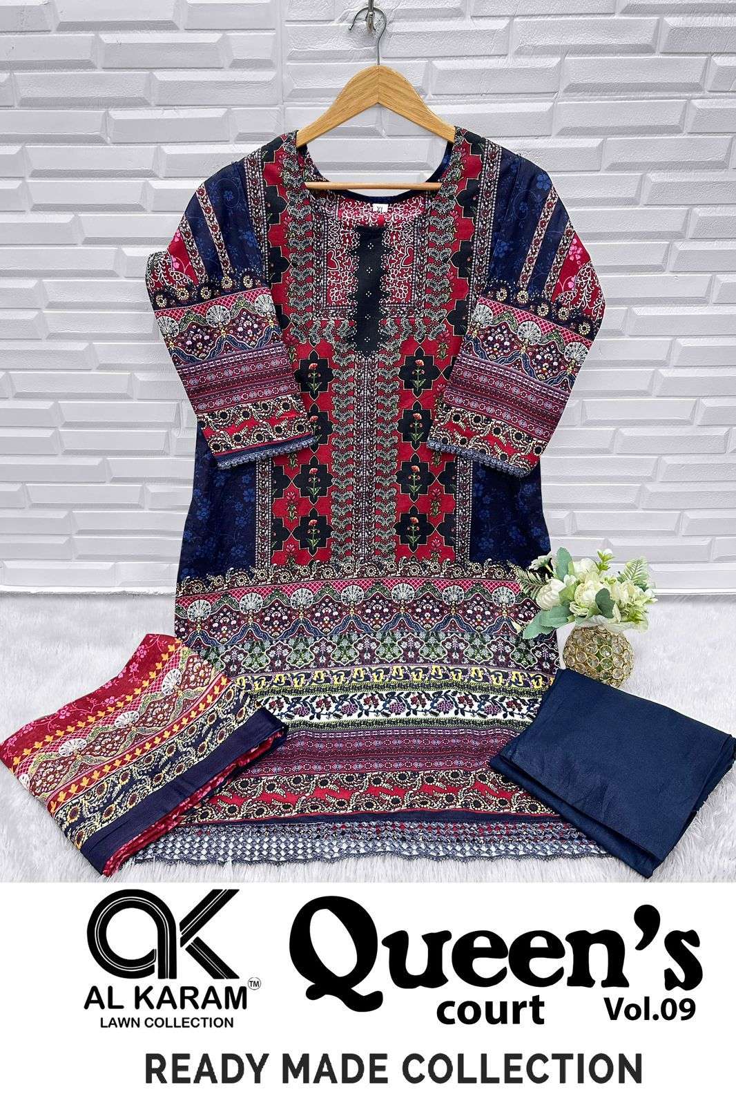 AL KARAM QUEENS COURT VOL 9 READY MADE COLLECTION 