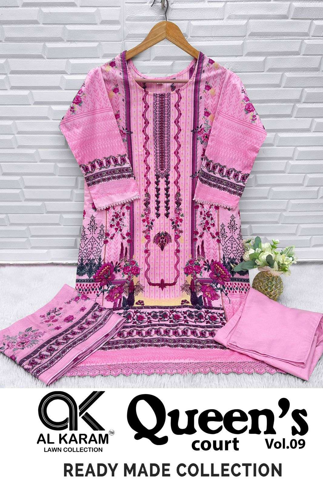 AL KARAM QUEENS COURT VOL 9 READY MADE COLLECTION 