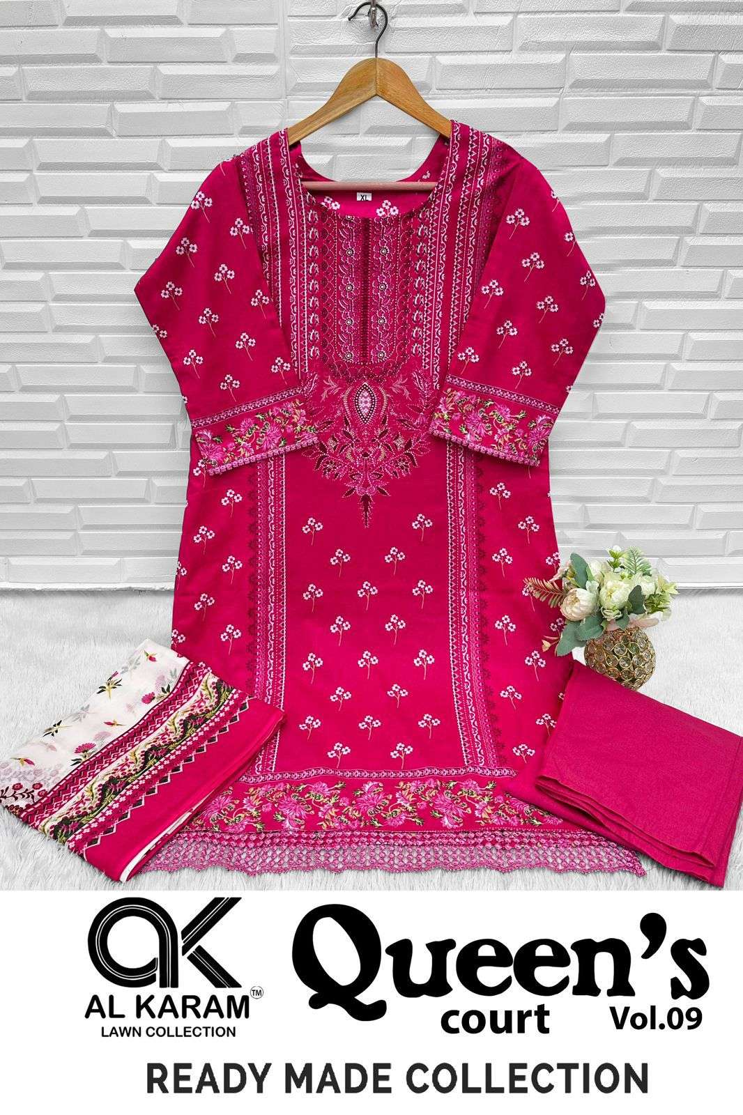 AL KARAM QUEENS COURT VOL 9 READY MADE COLLECTION 