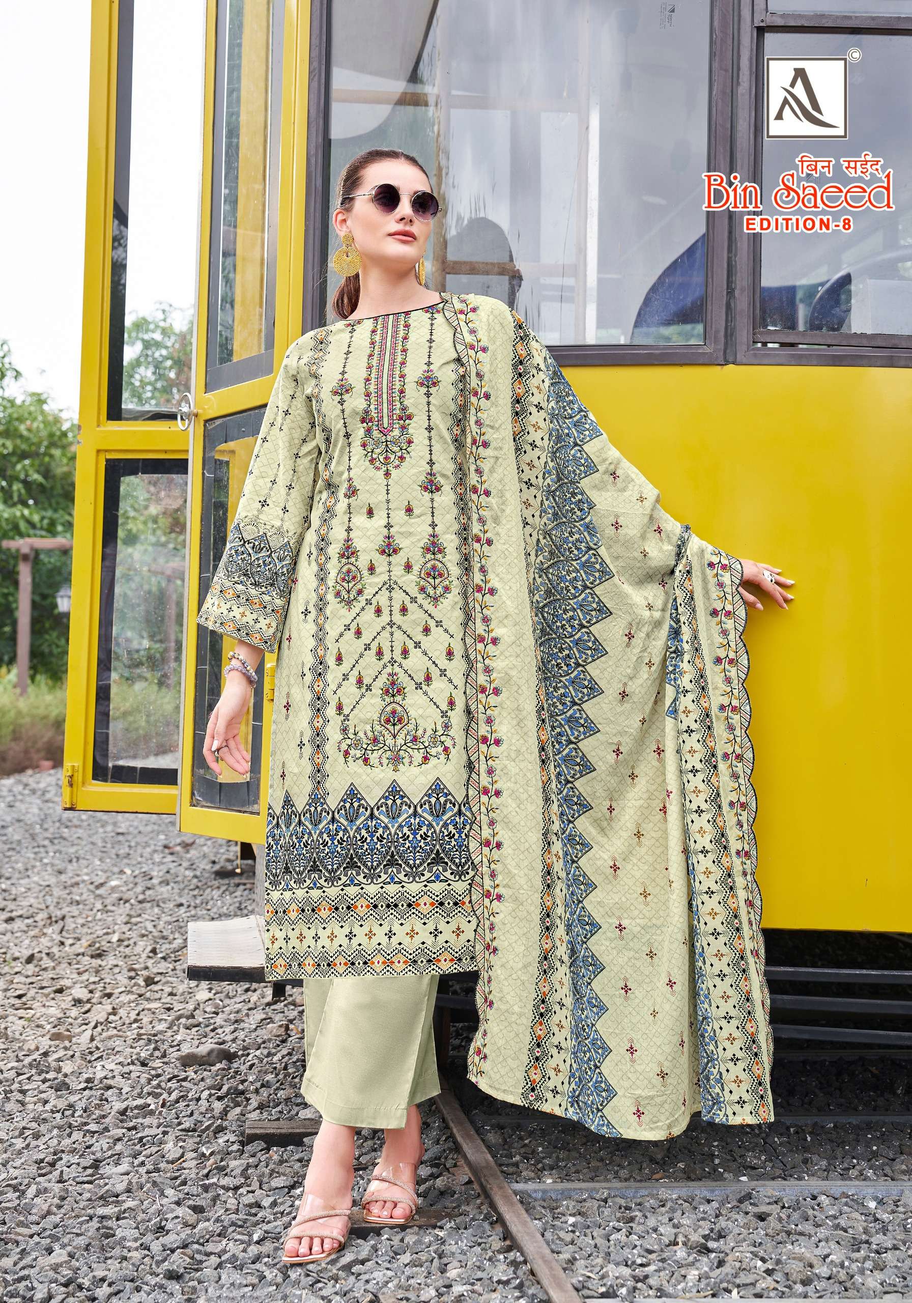 ALOK SUITS BIN SAEED VOL 8 