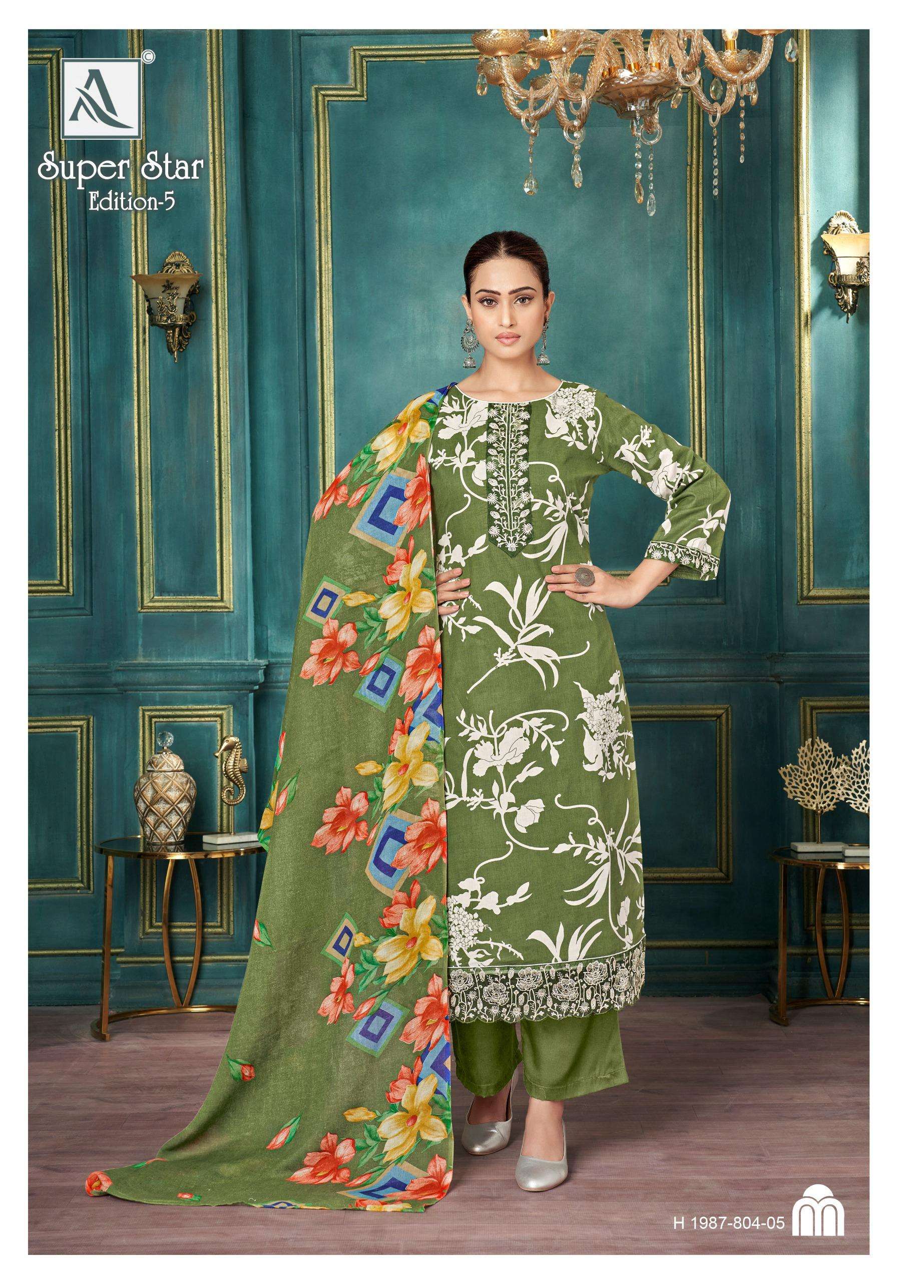 ALOK SUITS SUPER STAR VOL 5 