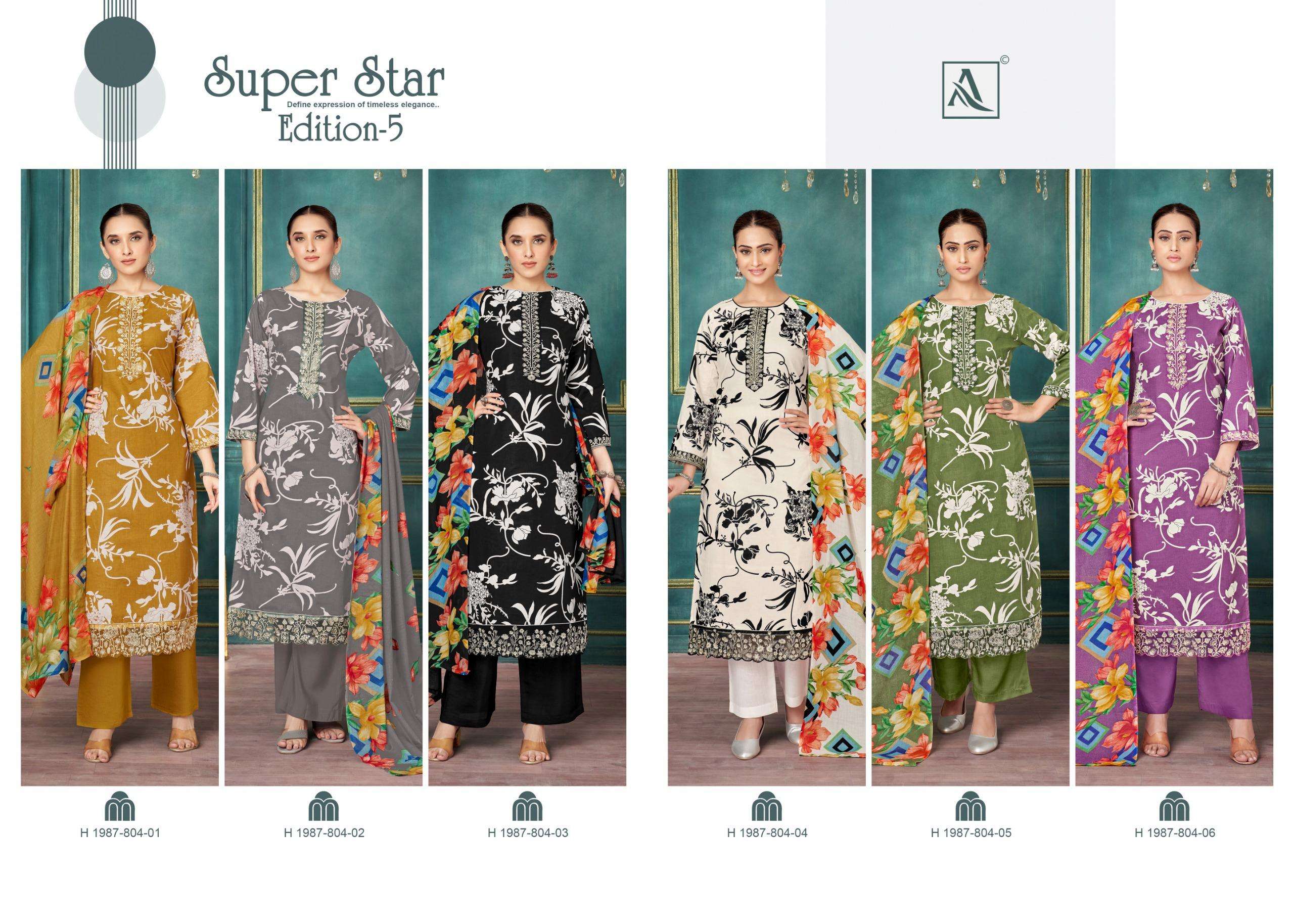ALOK SUITS SUPER STAR VOL 5 