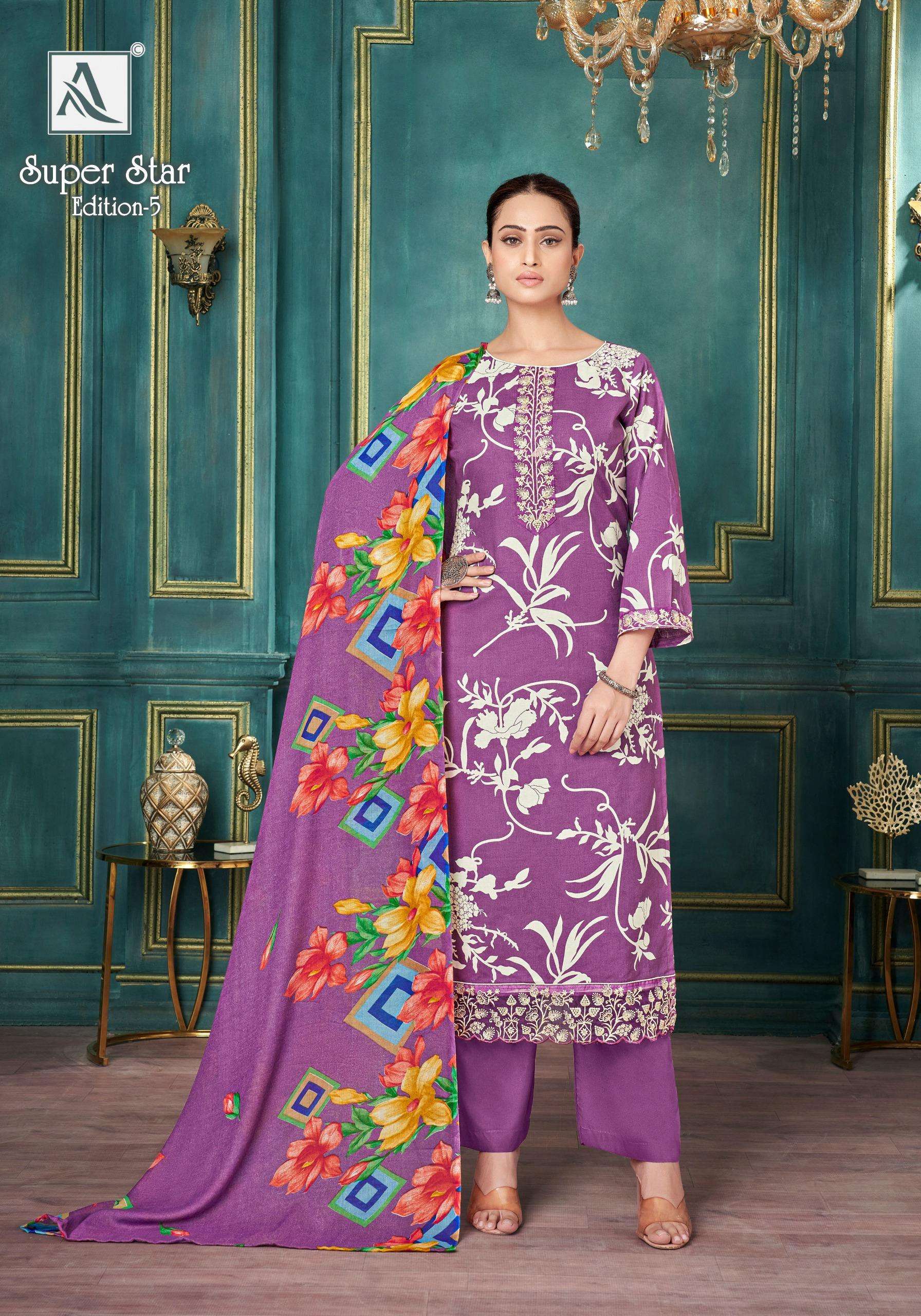 ALOK SUITS SUPER STAR VOL 5 