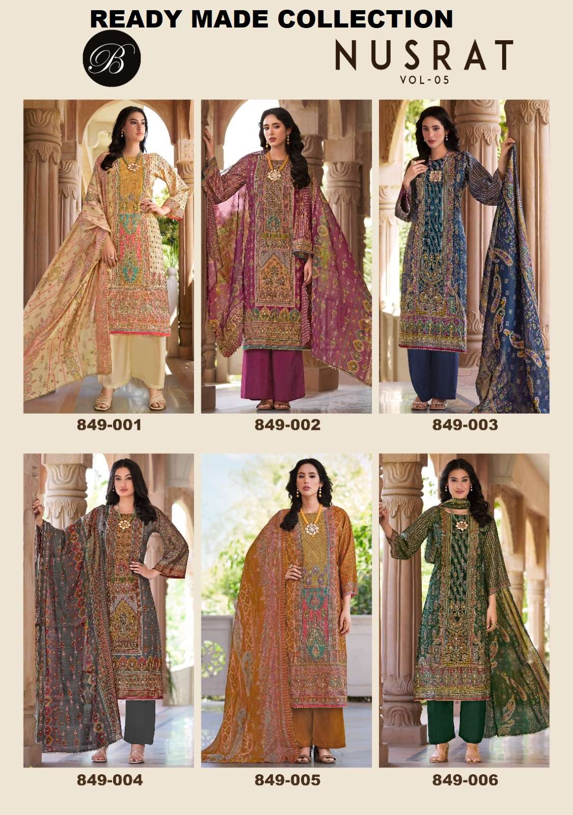 BELLIZA DESIGNER STUDIO NUSRAT VOL 5 READY MADE COLLECTION 