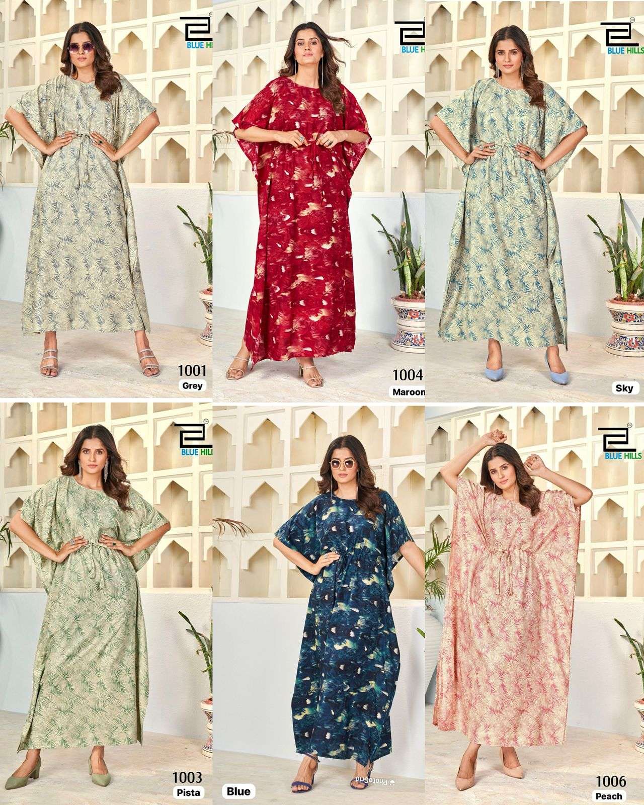 BLUE HILLS KAFTAN PREMIUM 