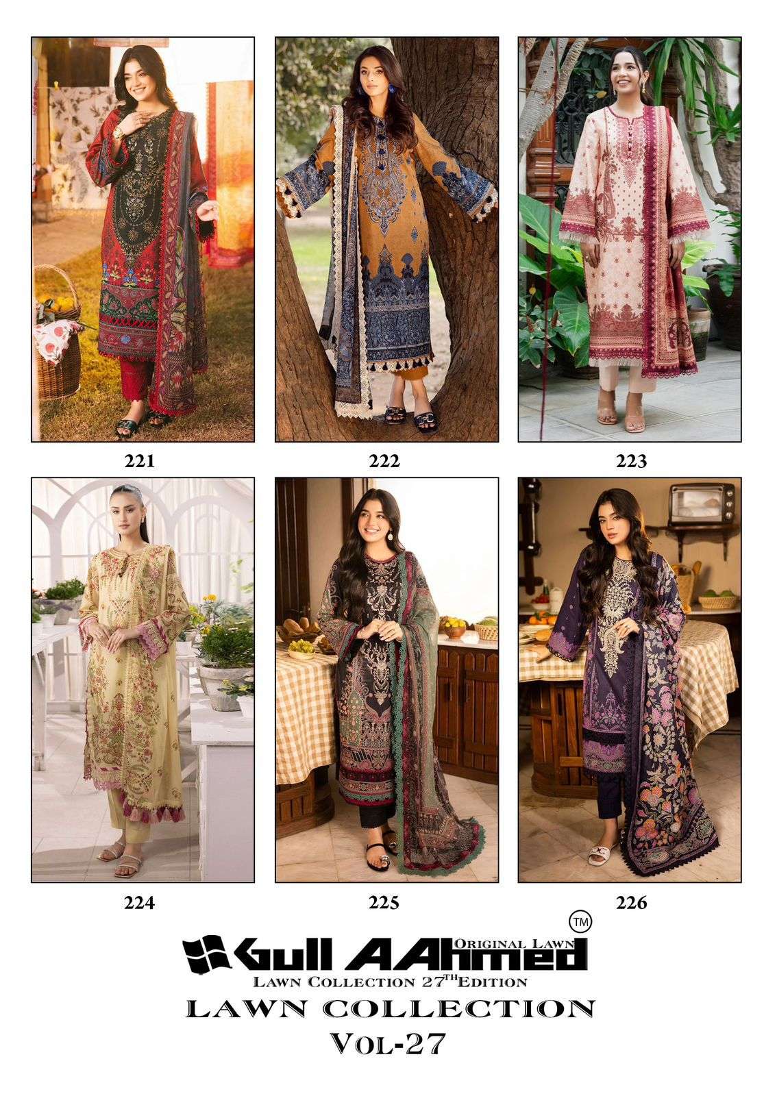 GULL AAHMED LAWN COLLECTION VOL 27