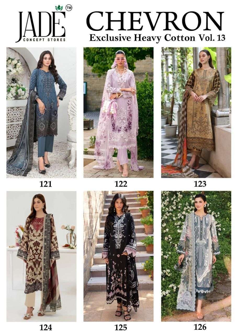 JADE CHEVRON EXCLUSIVE HEAVY COTTON VOL 13 