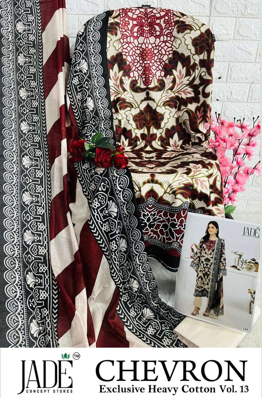 JADE CHEVRON EXCLUSIVE HEAVY COTTON VOL 13 