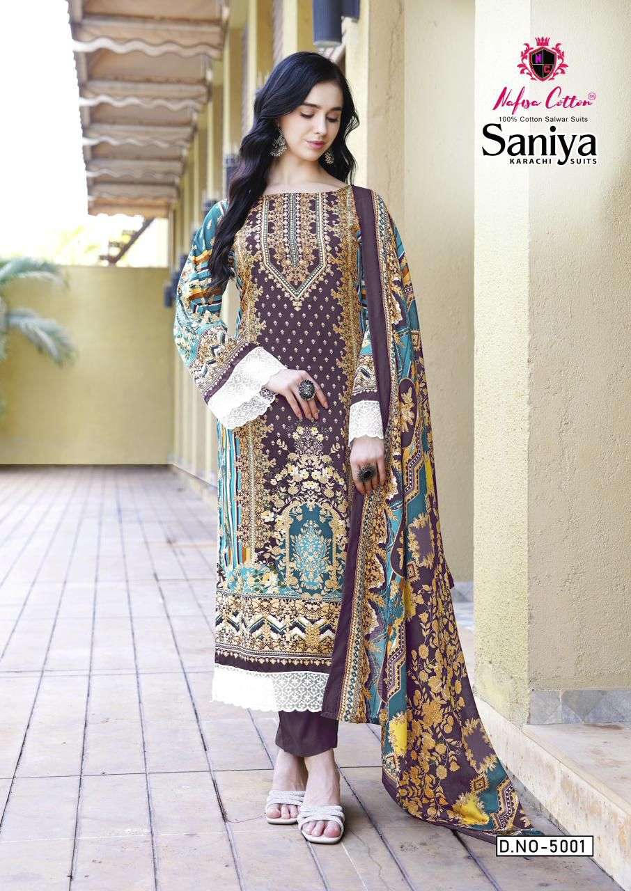 NAFISA COTTON SANIYA KARACHI SUITS VOL 5 