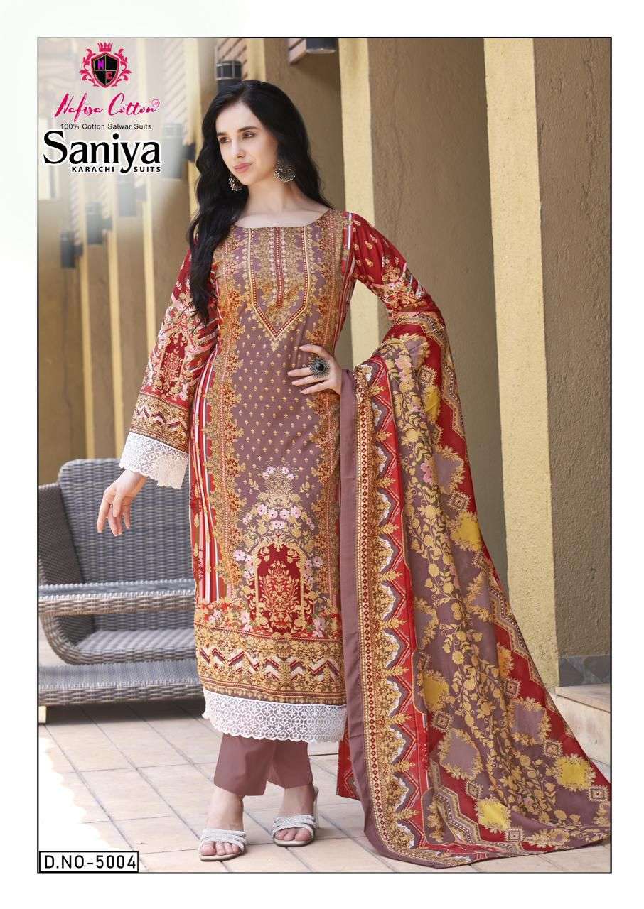 NAFISA COTTON SANIYA KARACHI SUITS VOL 5 