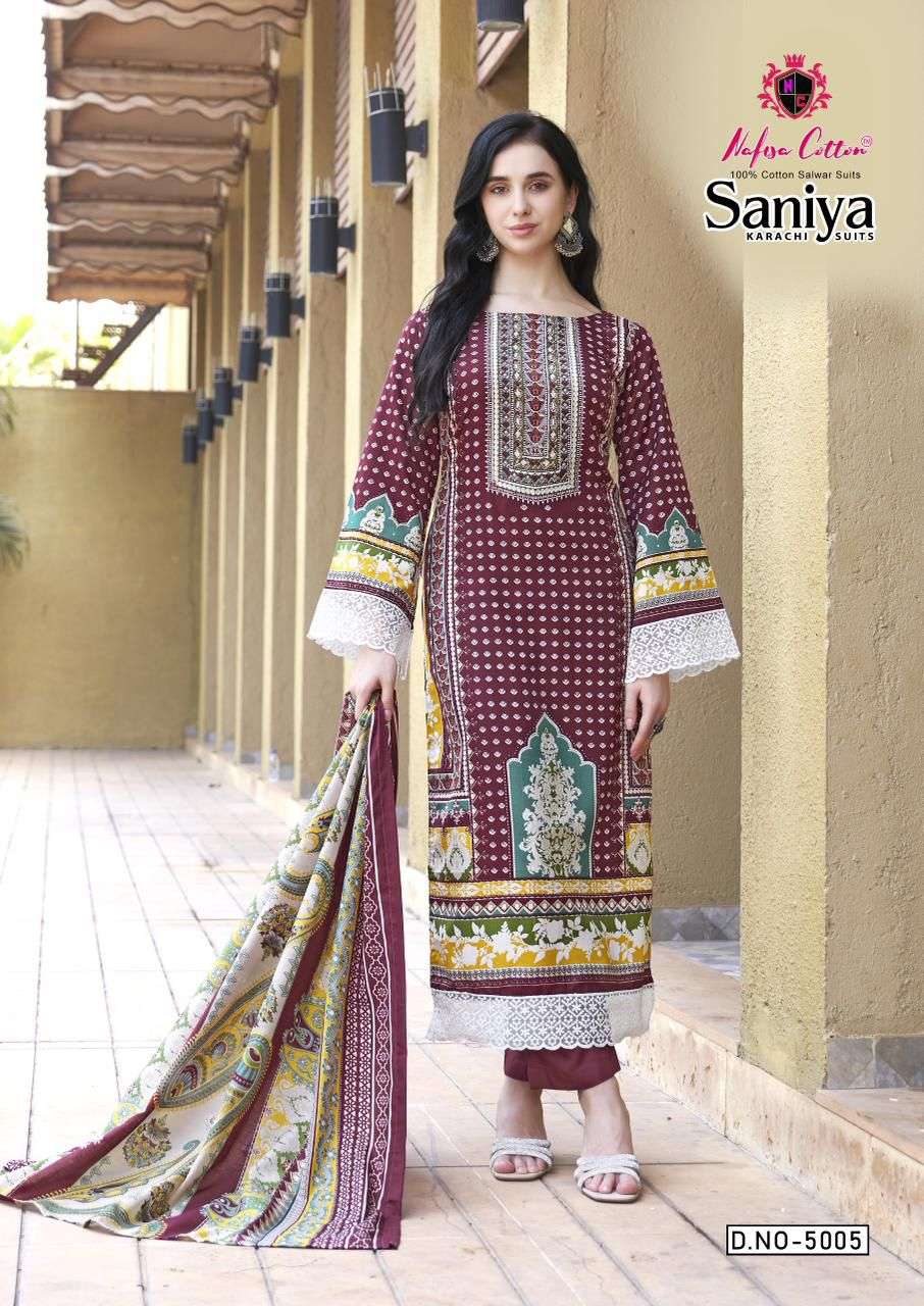 NAFISA COTTON SANIYA KARACHI SUITS VOL 5 