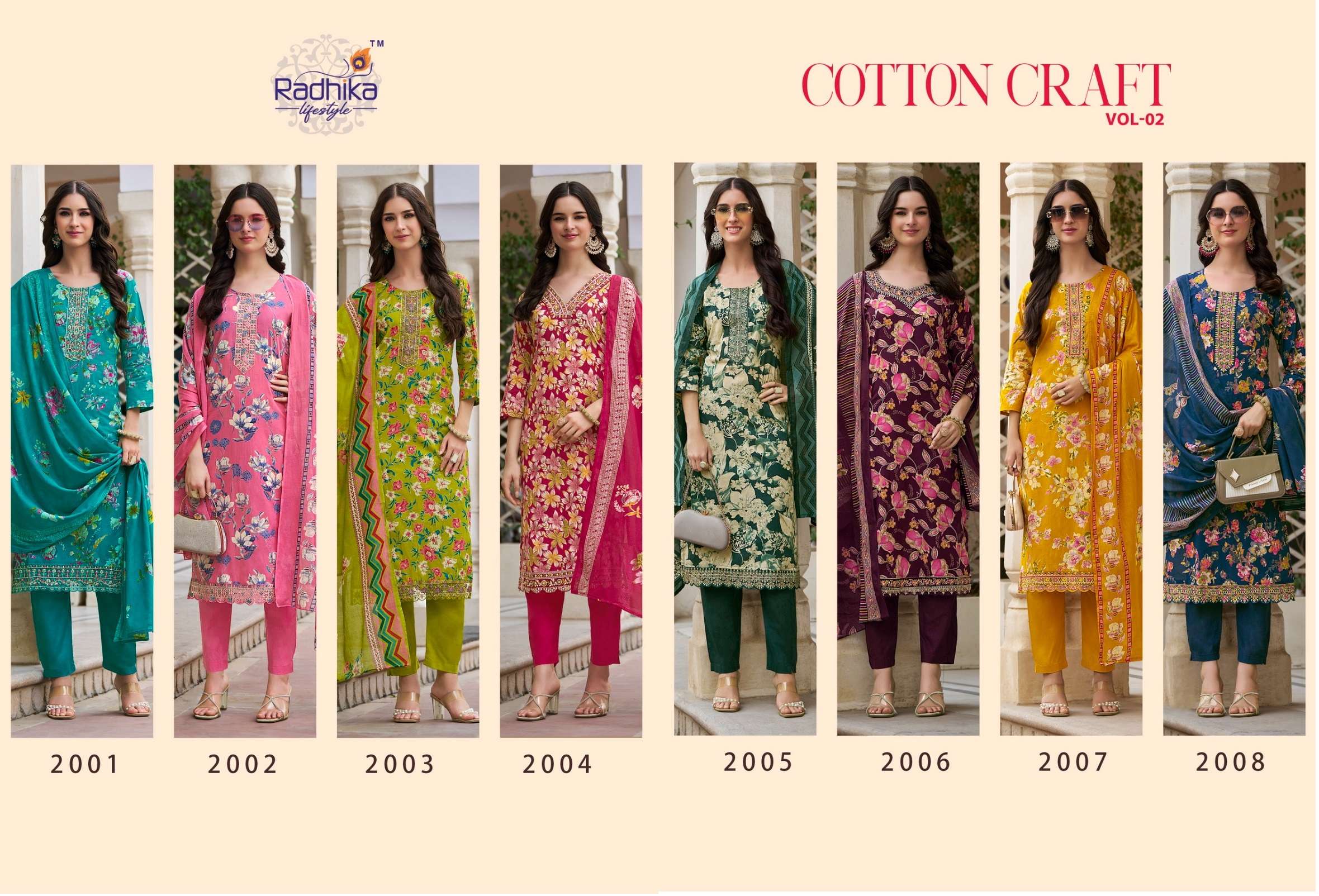 RADHIKA LIFE STYLE COTTON CRAFT VOL 2