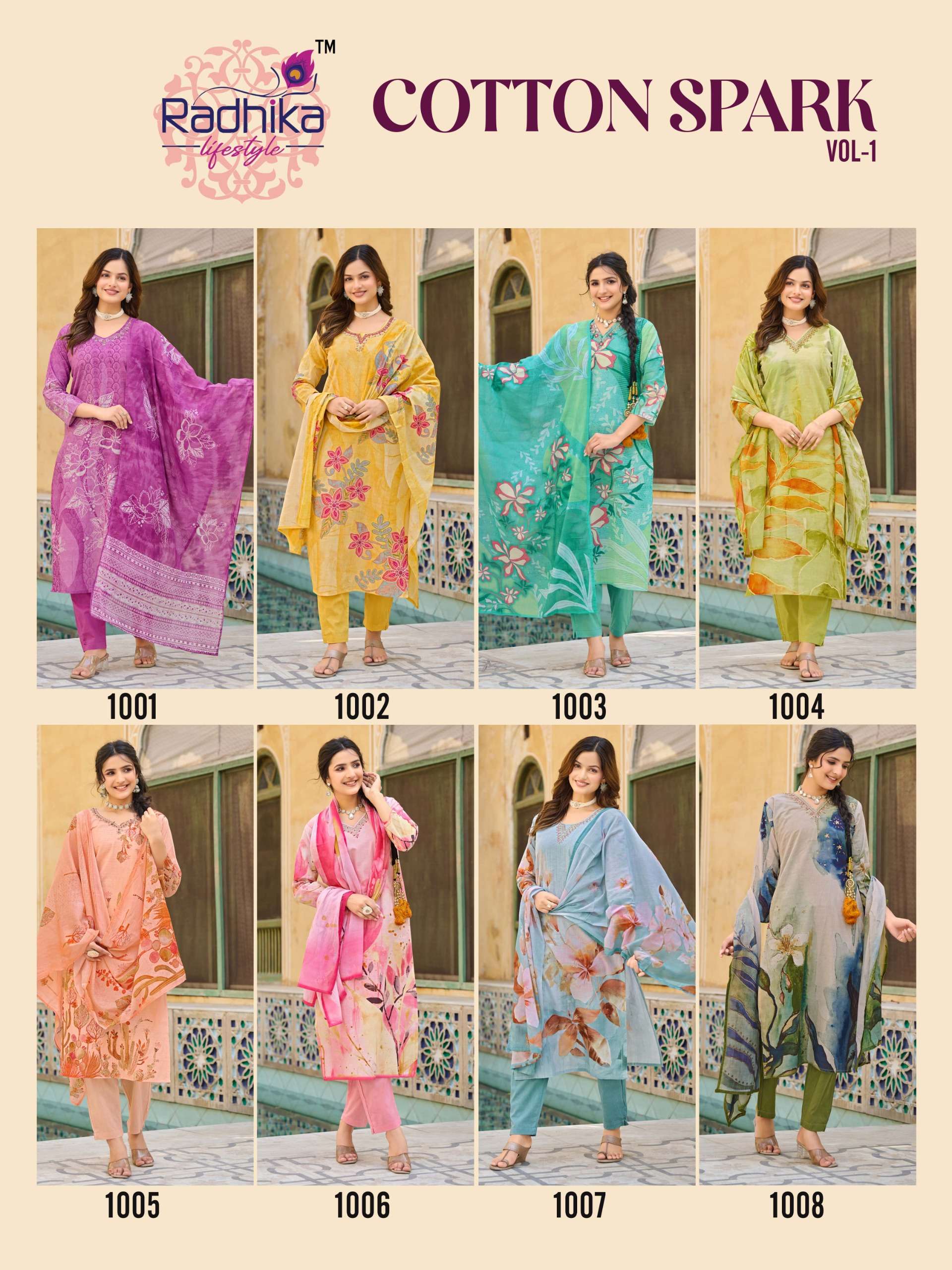 RADHIKA LIFE STYLE COTTON SPARK VOL 1