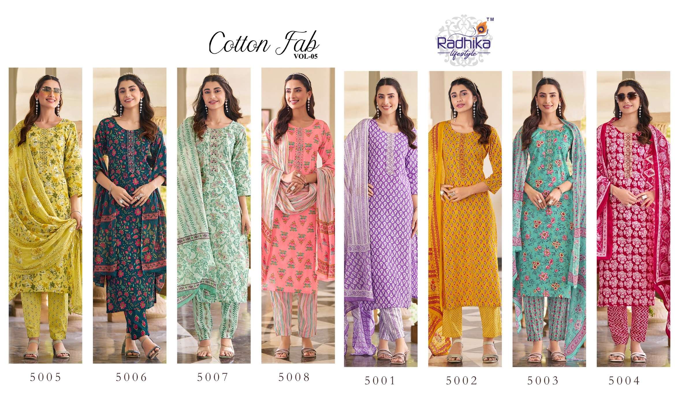 RADHIKA LIFESTYLE COTTON FAB VOL 5